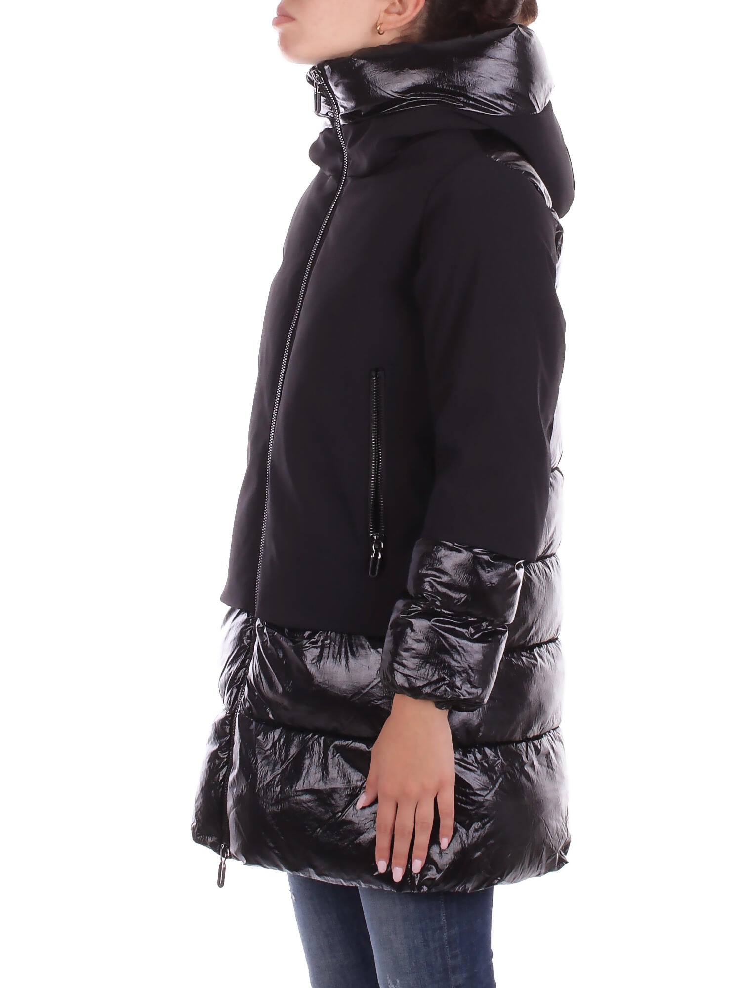 CRUISE Donna Giubbotto WJ07981 0208 Allegra woman padded jacket Caviar