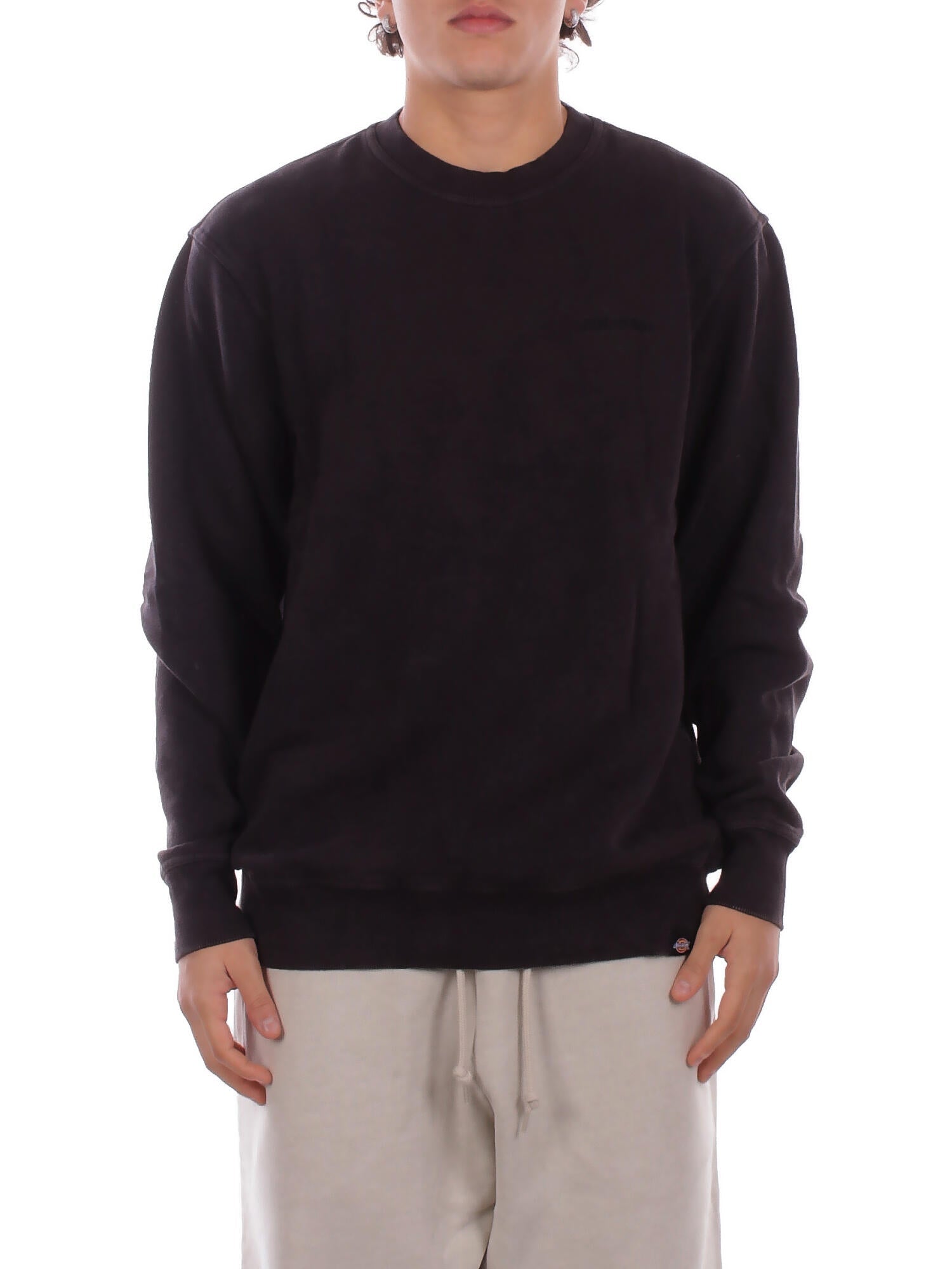 DICKIES Uomo Felpa DK0A864H BLK1 Plentywood sweatshirt Black