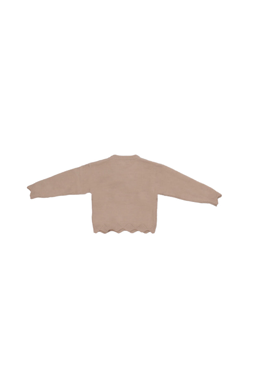 MANILA GRACE Bambina Maglia MB3002W25 MA645 Teddy Cappuccino