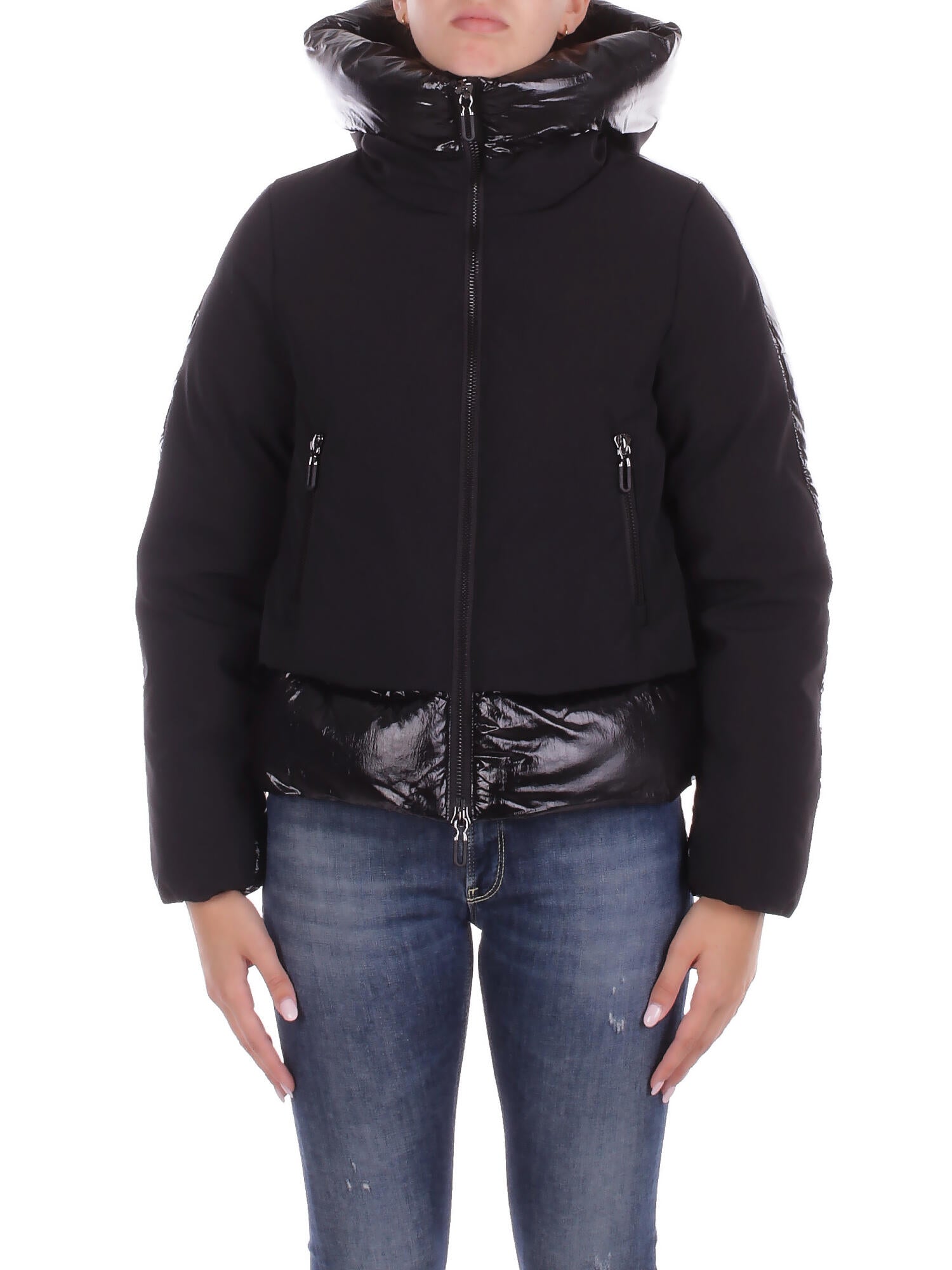 CRUISE Donna Giubbotto WJ07991 0208 Cornelia woman padded jacket Caviar