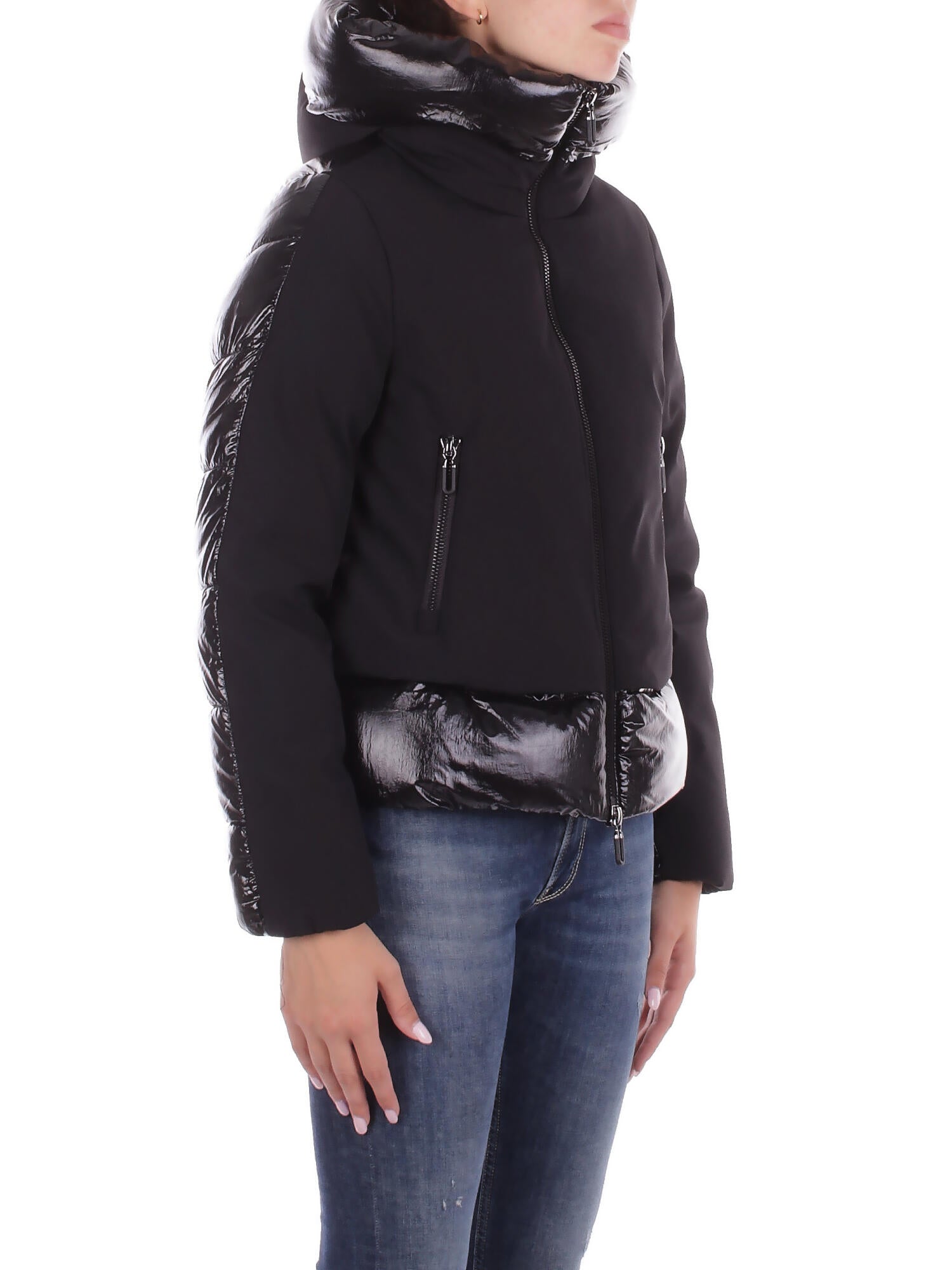 CRUISE Donna Giubbotto WJ07991 0208 Cornelia woman padded jacket Caviar