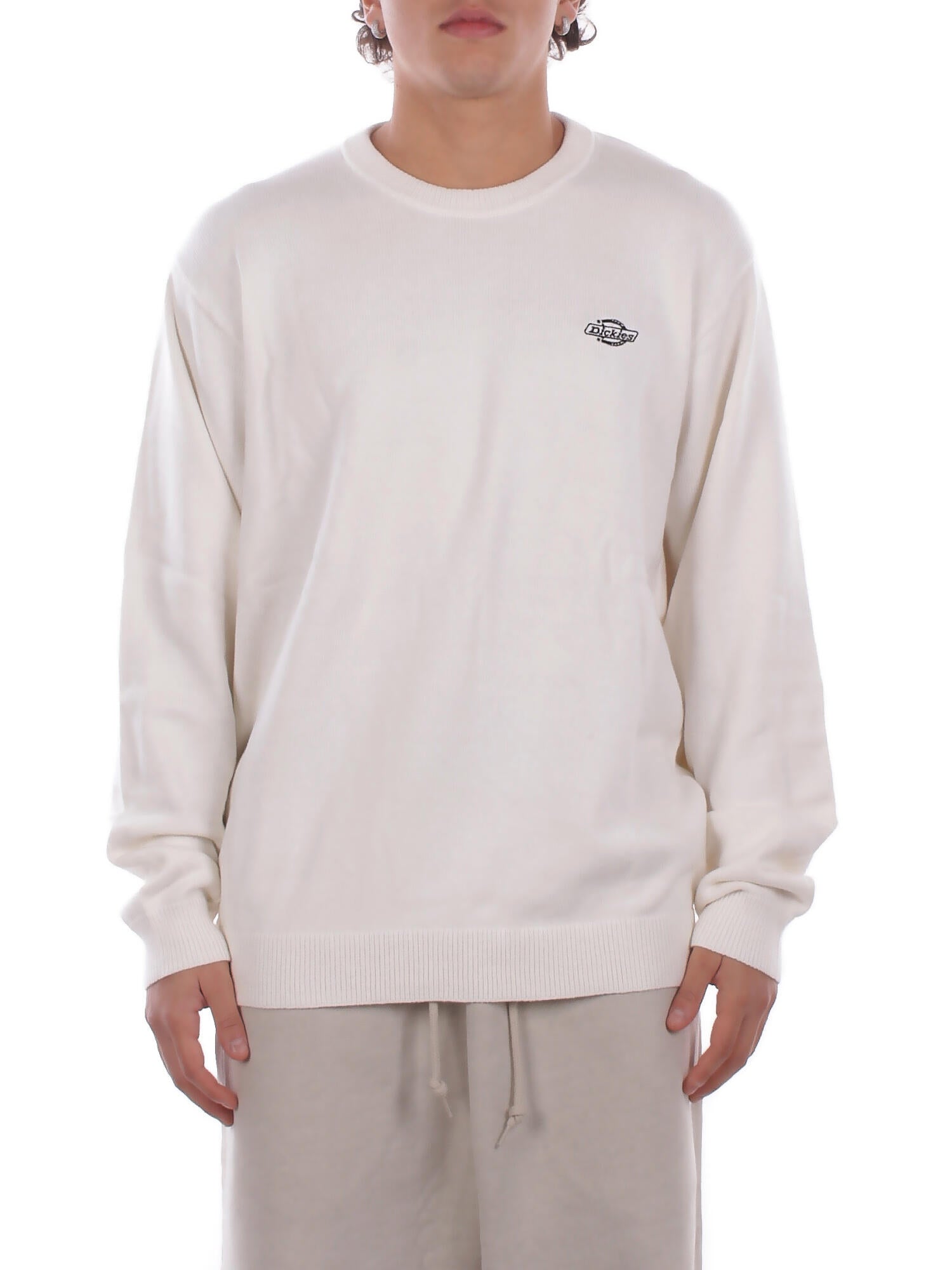 DICKIES Uomo Maglia DK0A87OP C481 Summerdale sweater Egret