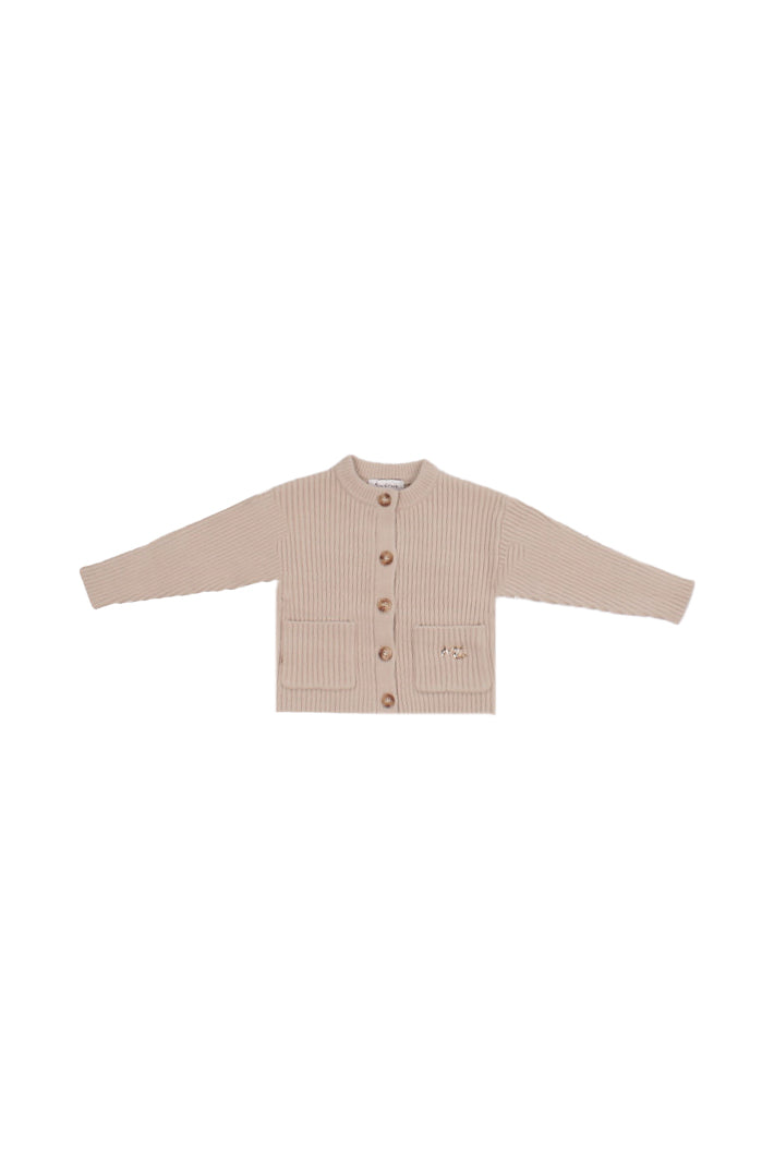 MANILA GRACE Bambina Maglia MB3012W25 MA645 Cardigan Cappuccino