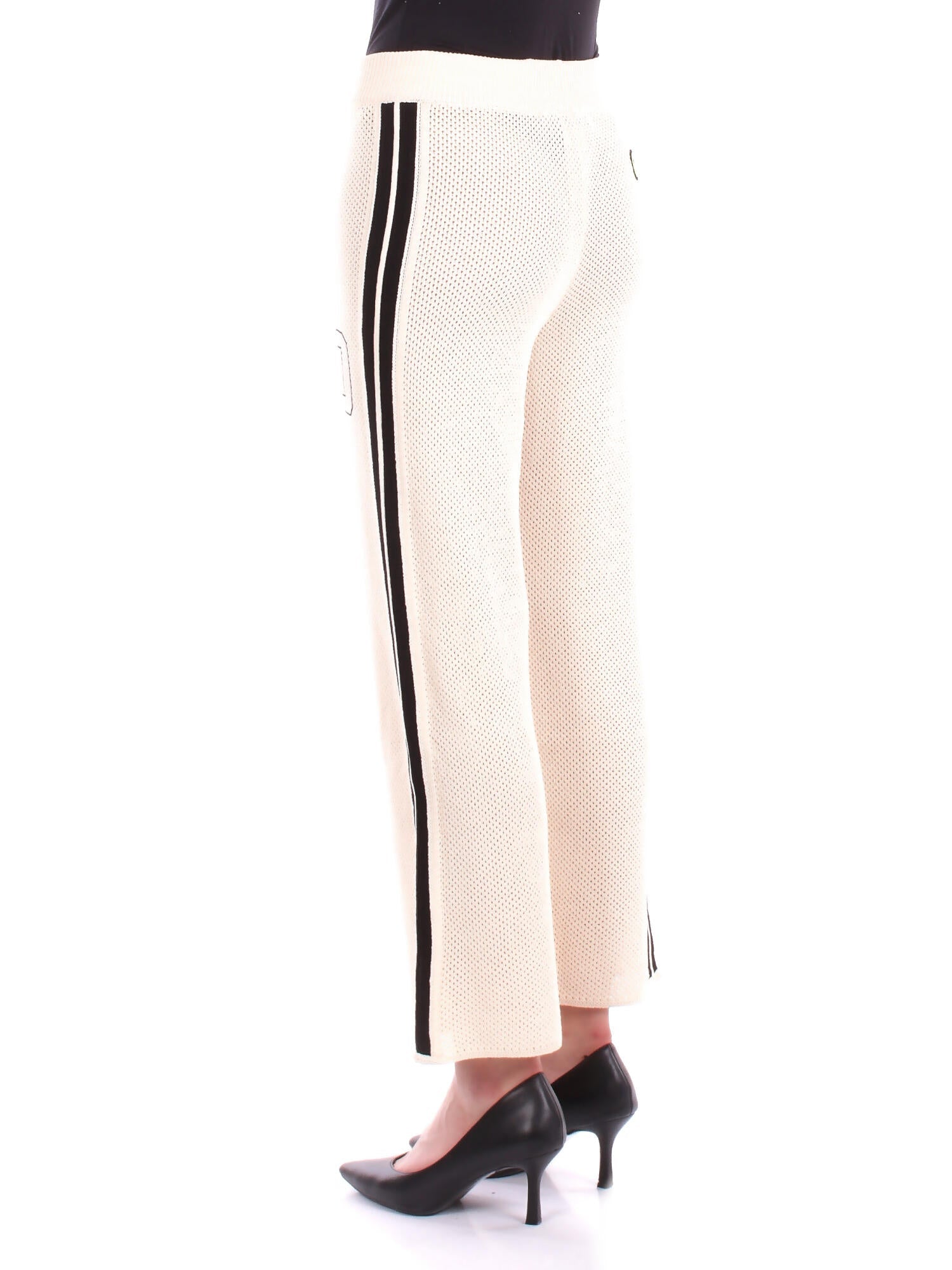 BARROW Donna Pantalone S5BWWOPA110 BW029 Knitted pants woman Vanilla