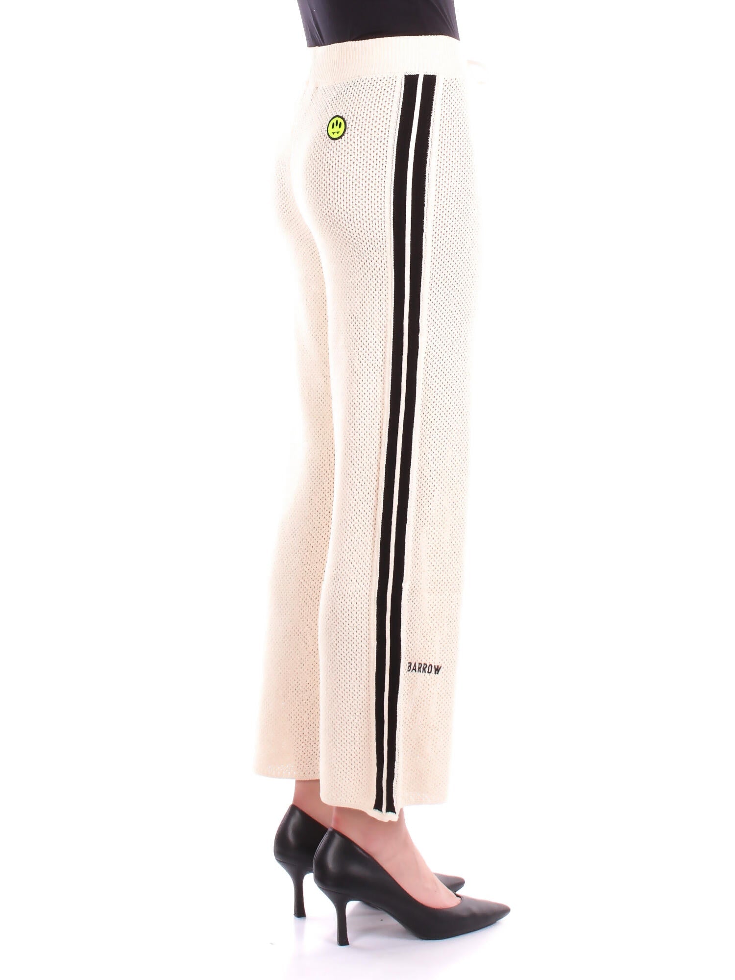 BARROW Donna Pantalone S5BWWOPA110 BW029 Knitted pants woman Vanilla