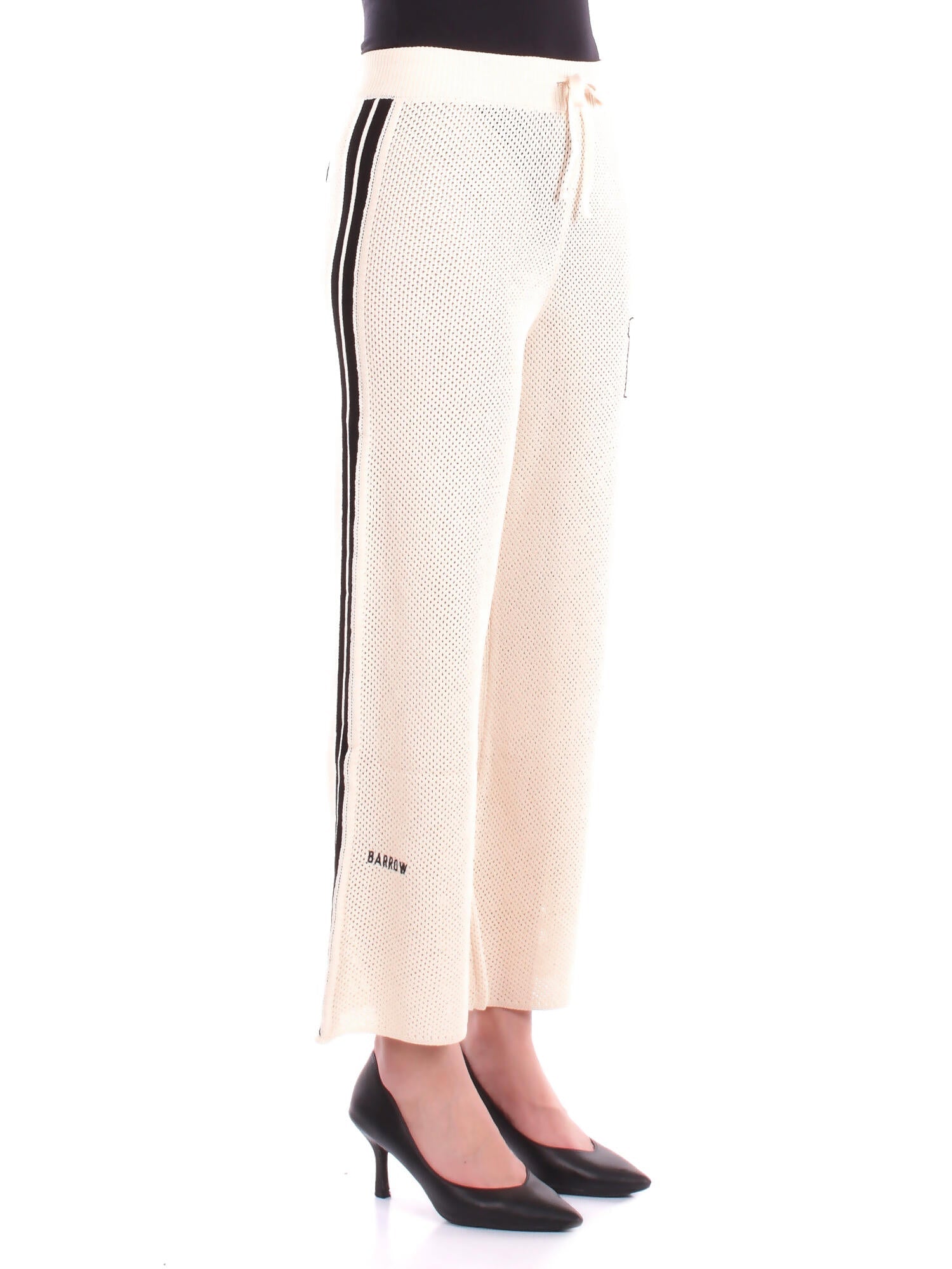 BARROW Donna Pantalone S5BWWOPA110 BW029 Knitted pants woman Vanilla