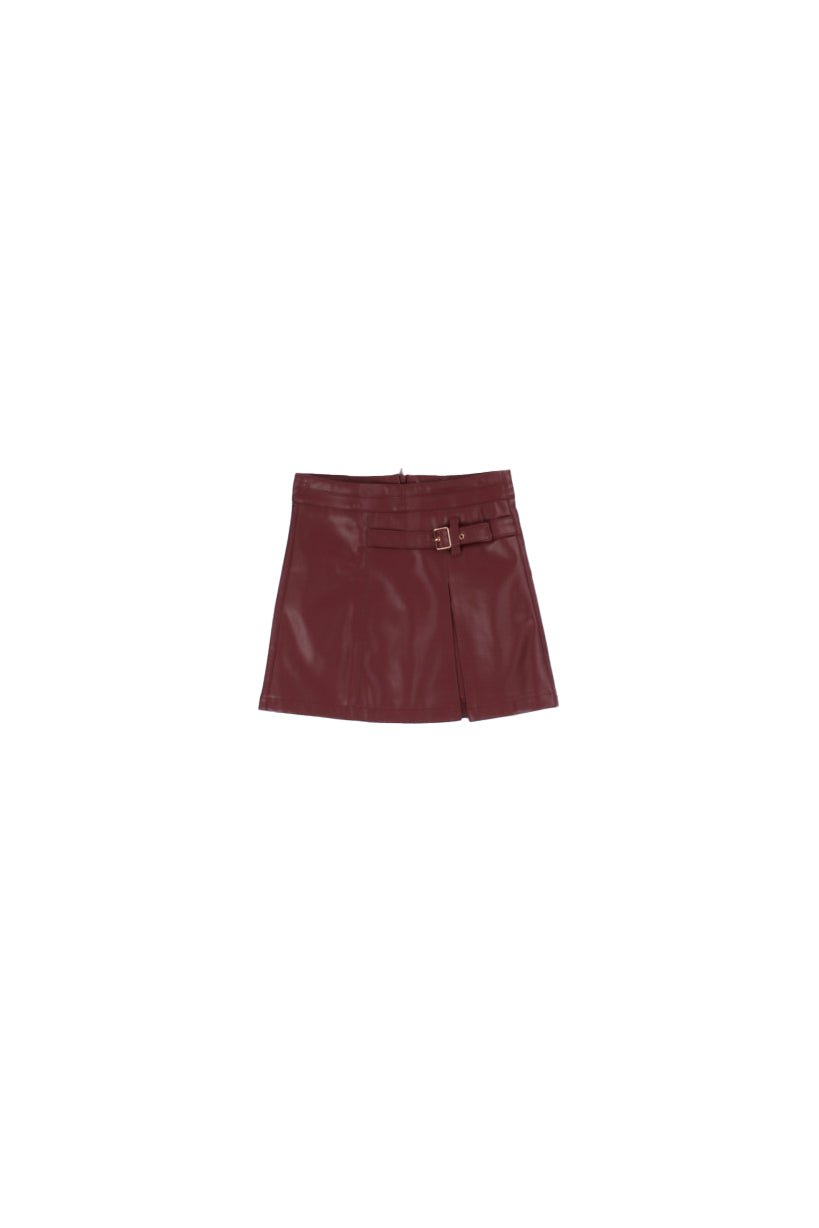 MANILA GRACE Bambina Gonna M2818W25 MA640 Skirt Bordeau