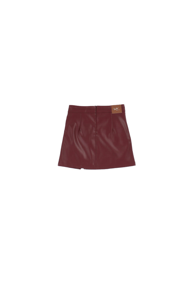 MANILA GRACE Bambina Gonna M2818W25 MA640 Skirt Bordeau