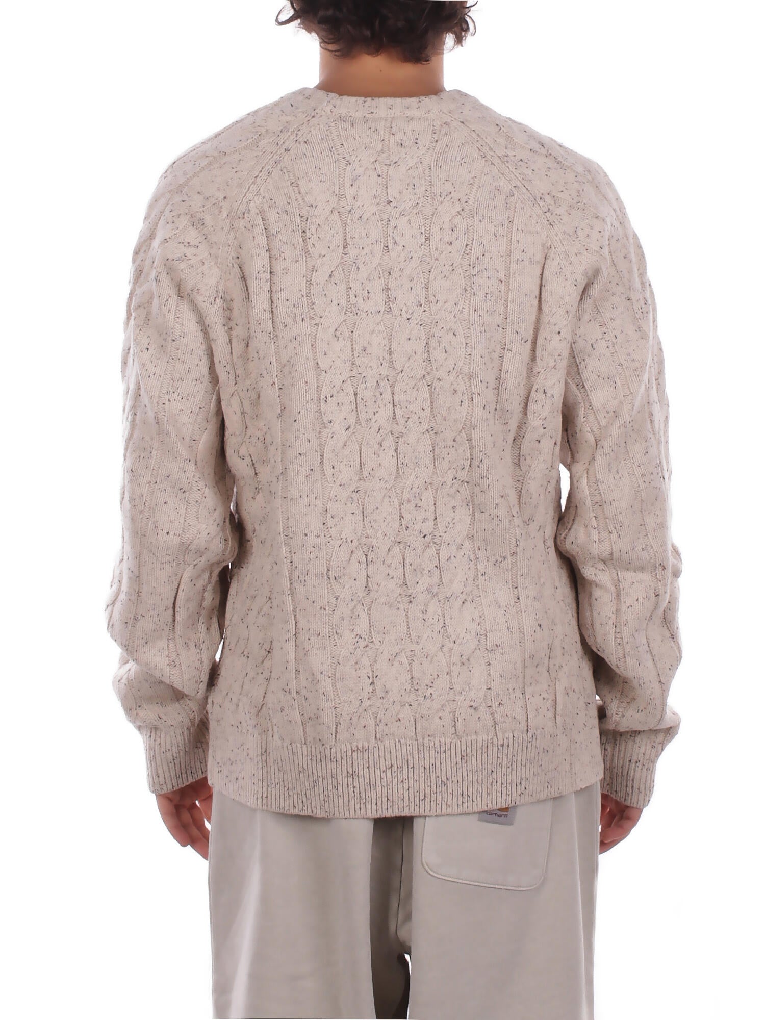 DICKIES Uomo Maglia DK0A87OR L171 Vanleer cable sweater Wood ash