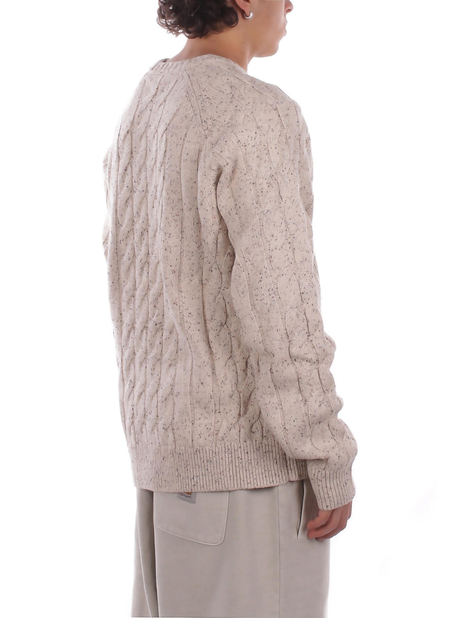 DICKIES Uomo Maglia DK0A87OR L171 Vanleer cable sweater Wood ash