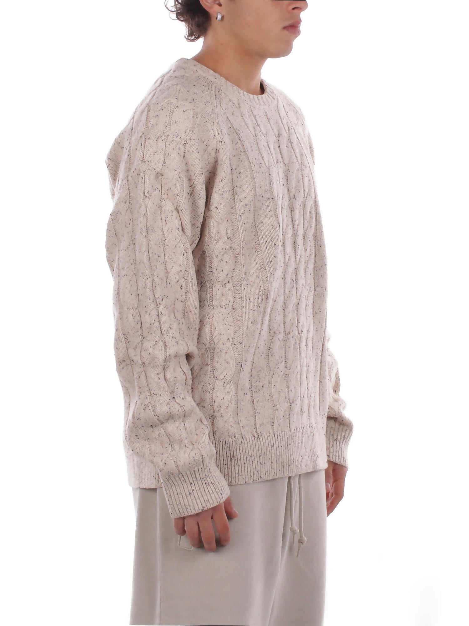 DICKIES Uomo Maglia DK0A87OR L171 Vanleer cable sweater Wood ash