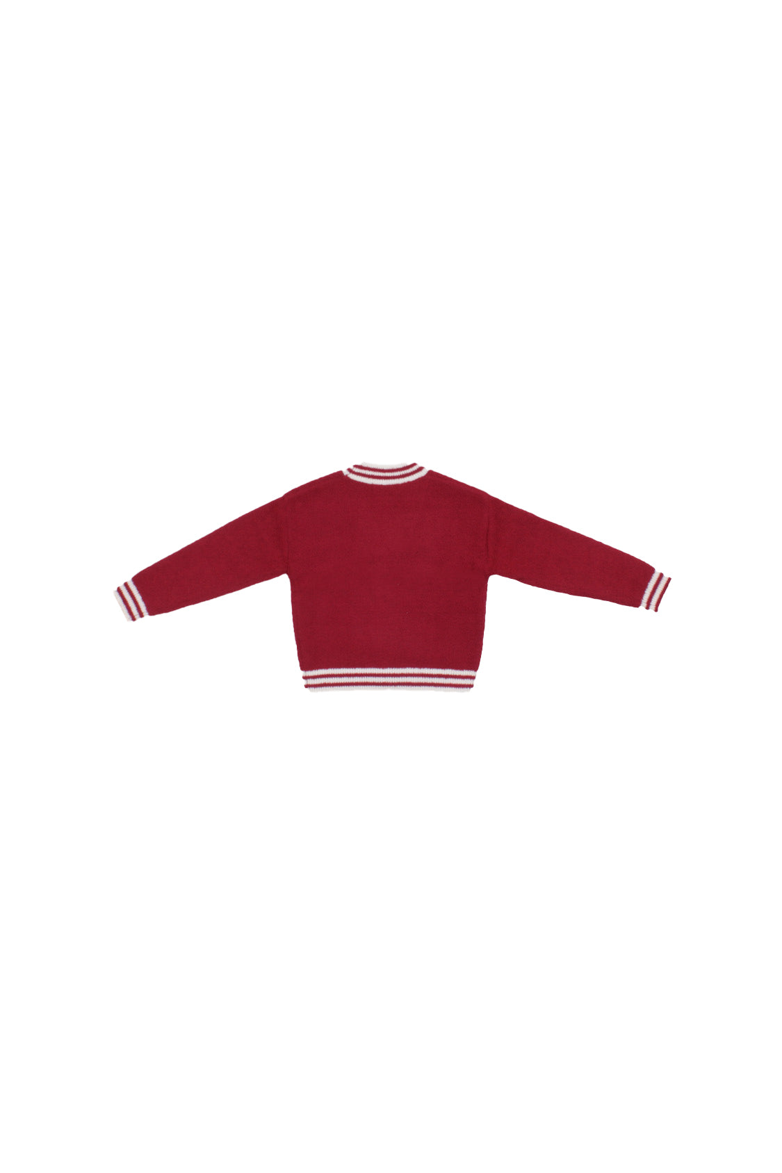 MANILA GRACE Bambina Maglia M2820W25 MA640 Cardigan Bordeau