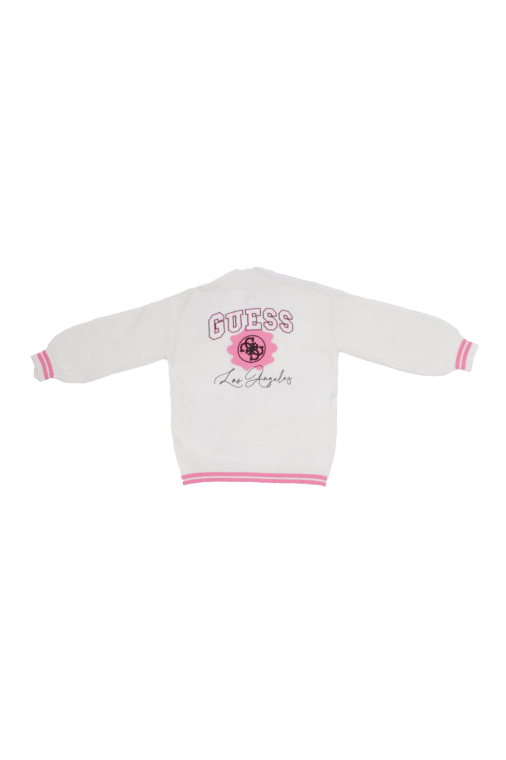 GUESS Bambina Maglia J5YR11 Z3OF0 G011 Ls cardigan Pure white
