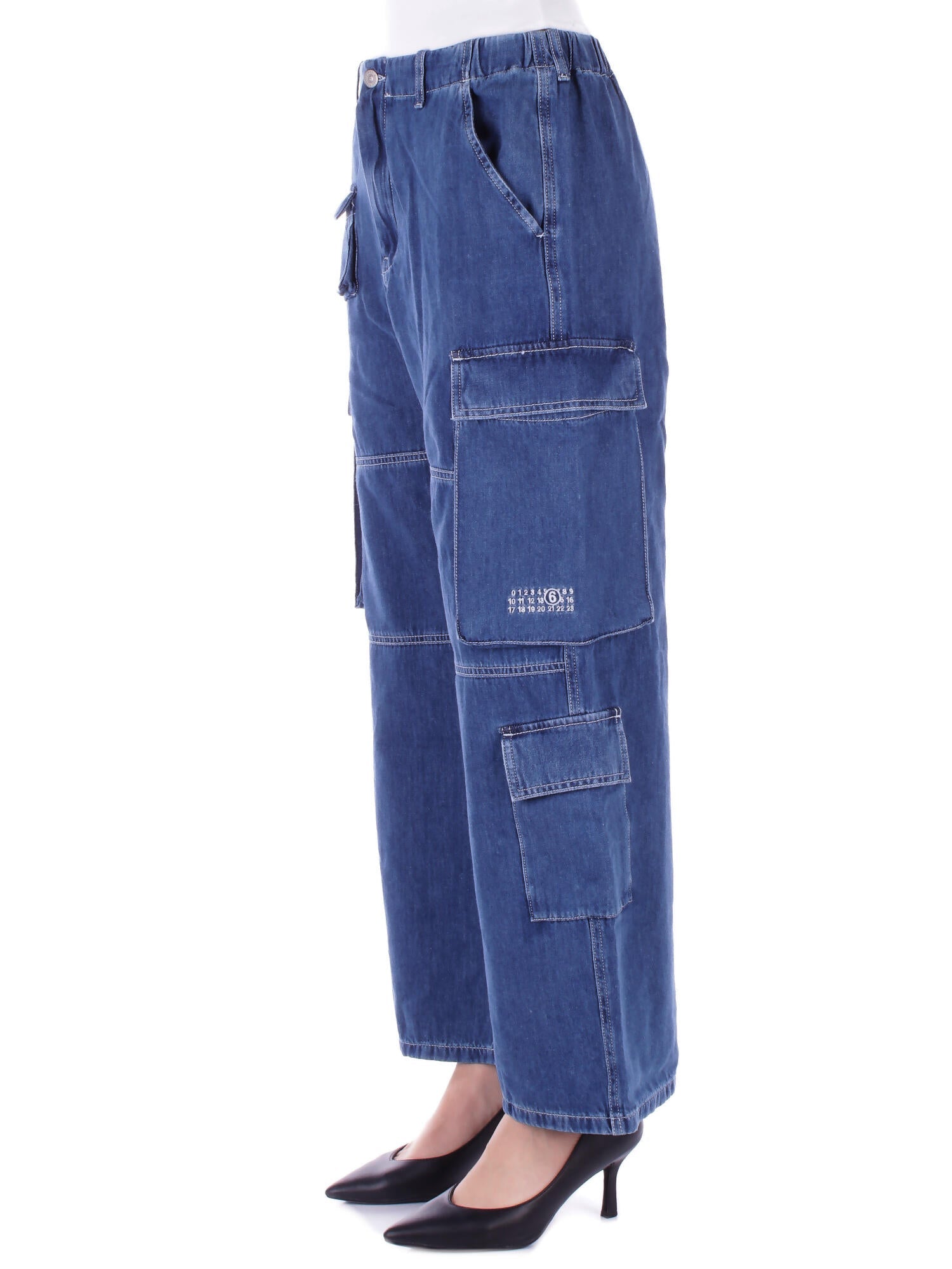 MM6 MAISON MARGIELA Bambina Jeans M60793-MM04S M601 Mm6p177u Blu