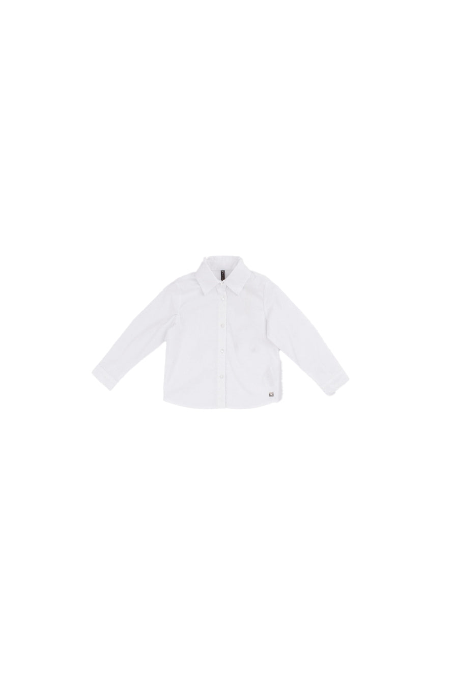MANILA GRACE Bambina Camicia MB3057W25 MA029 Bianco