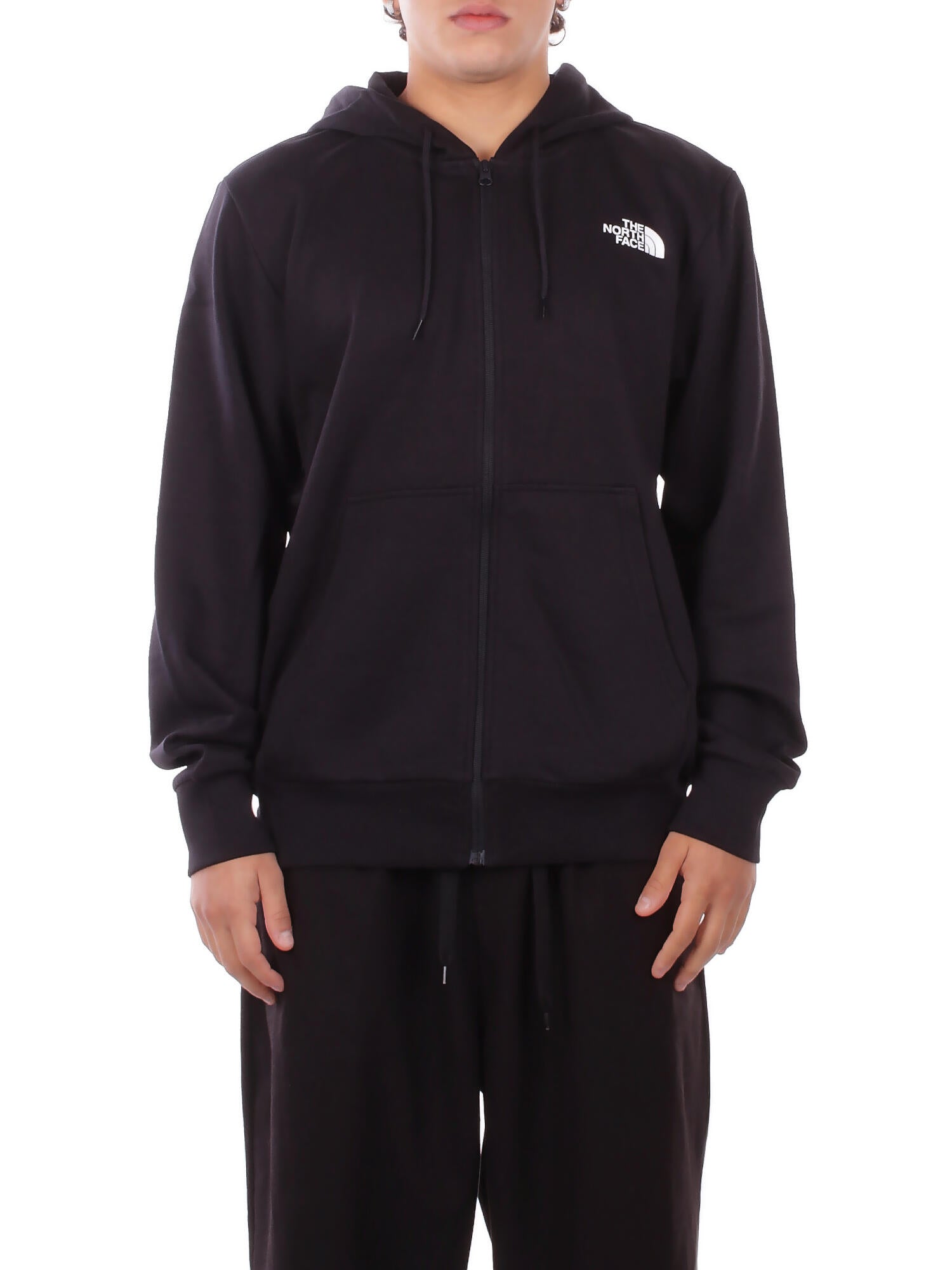 THE NORTH FACE Uomo Felpa NF0A89FD JK31 M simple dome full zip hoodie Black