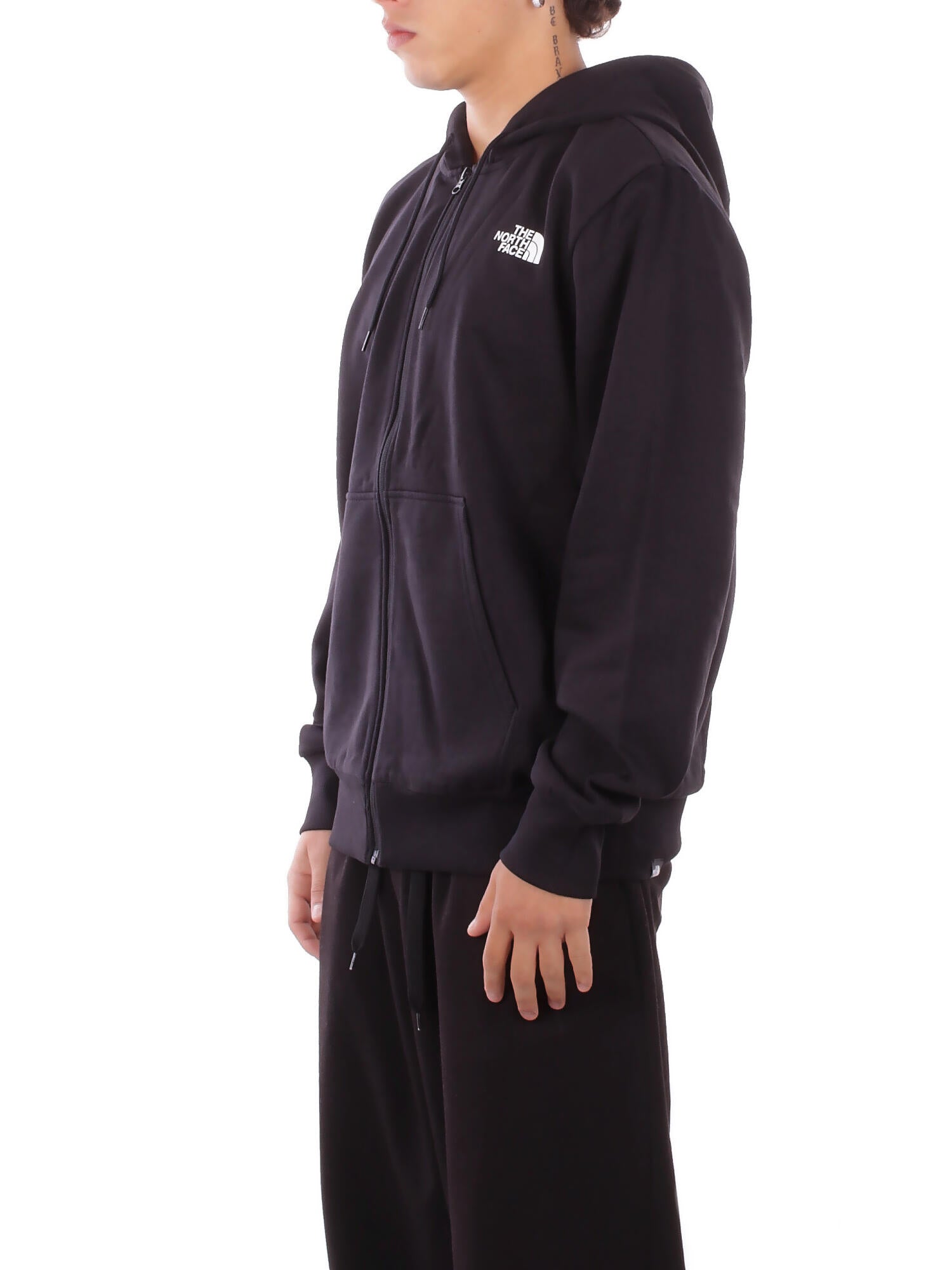 THE NORTH FACE Uomo Felpa NF0A89FD JK31 M simple dome full zip hoodie Black