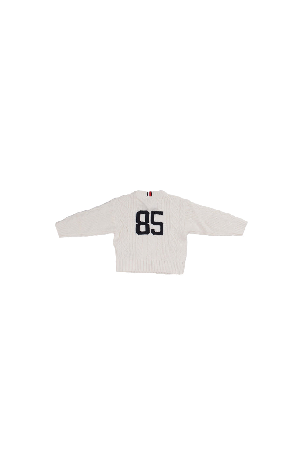 TOMMY HILFIGER Bambino Maglia KB0KB09910 YA8## Cotton cable mix graphic Ivory