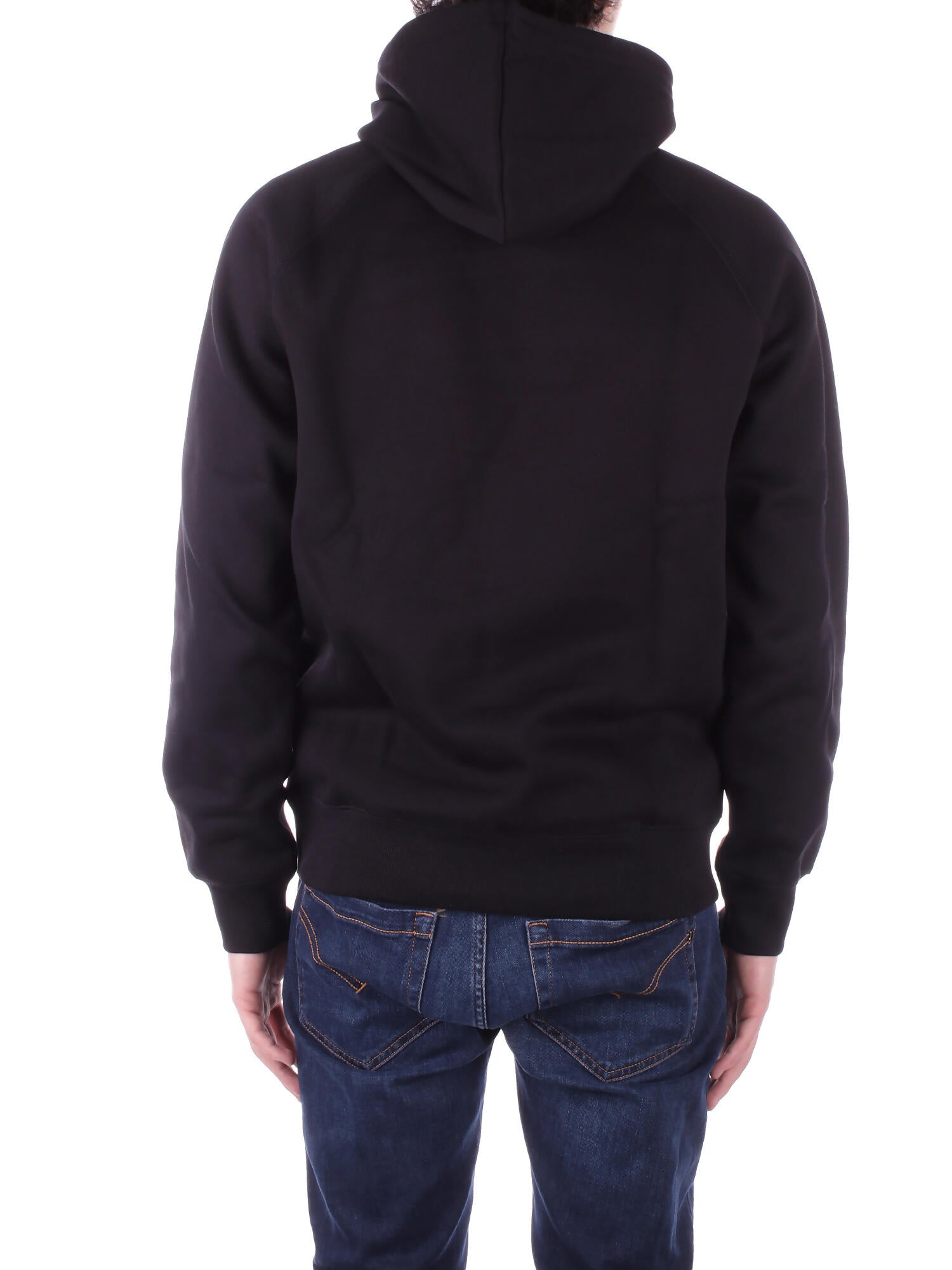 CARHARTT WIP Uomo Felpa I033661 00F XX Hooded chase sweatshirt Black