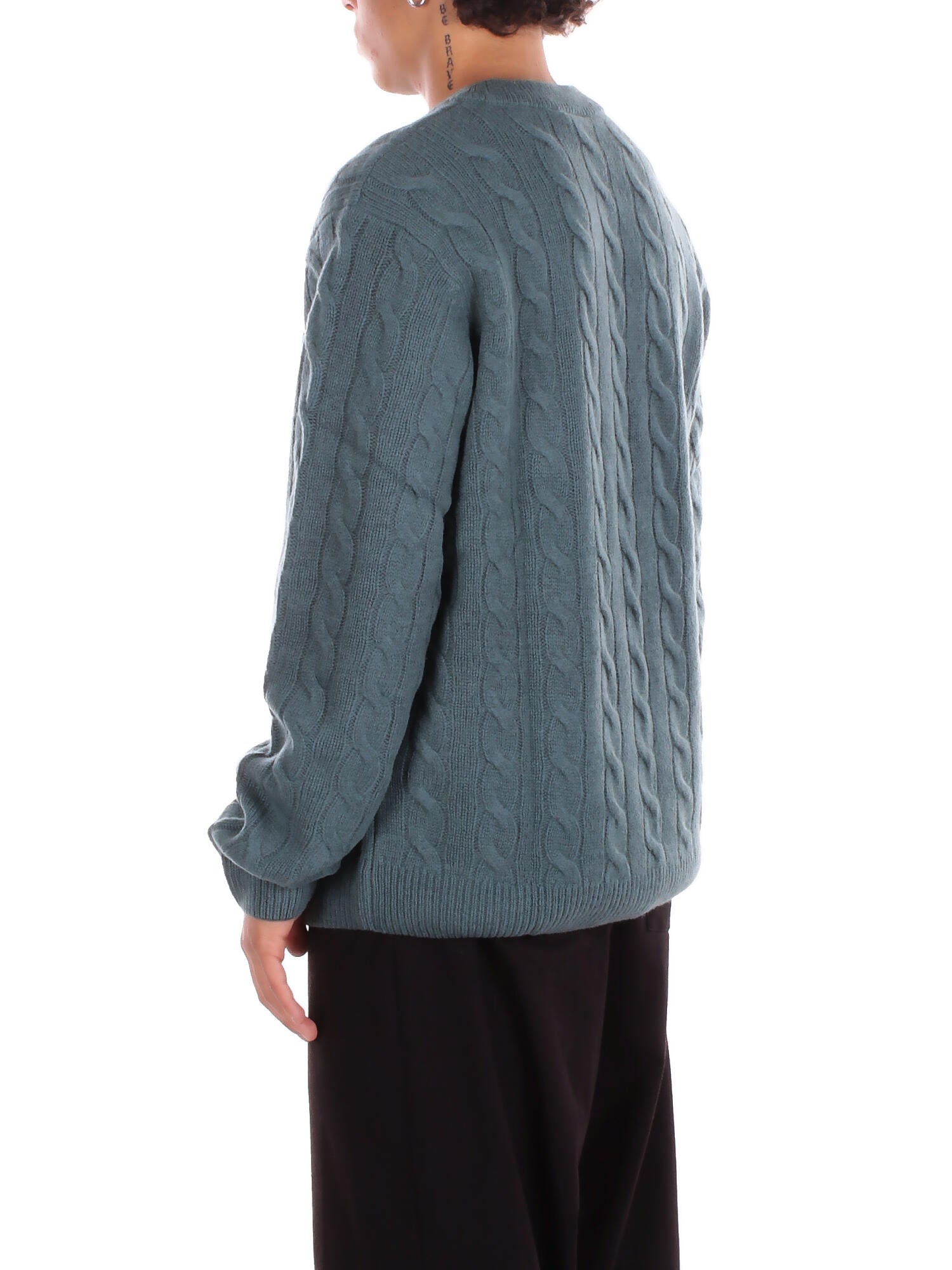 CARHARTT WIP Uomo Maglia I033885 3CGXX Signature sweater Silver pine