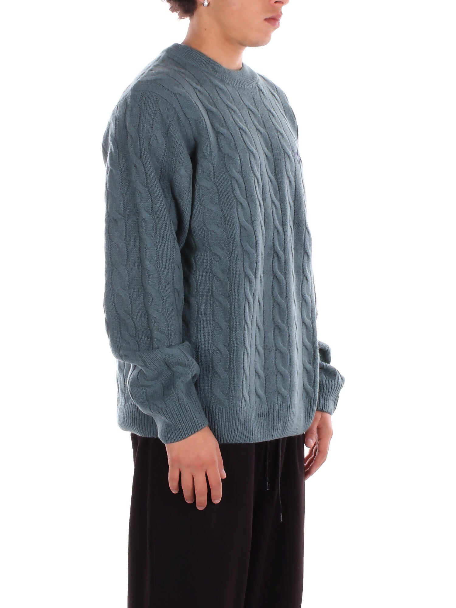 CARHARTT WIP Uomo Maglia I033885 3CGXX Signature sweater Silver pine