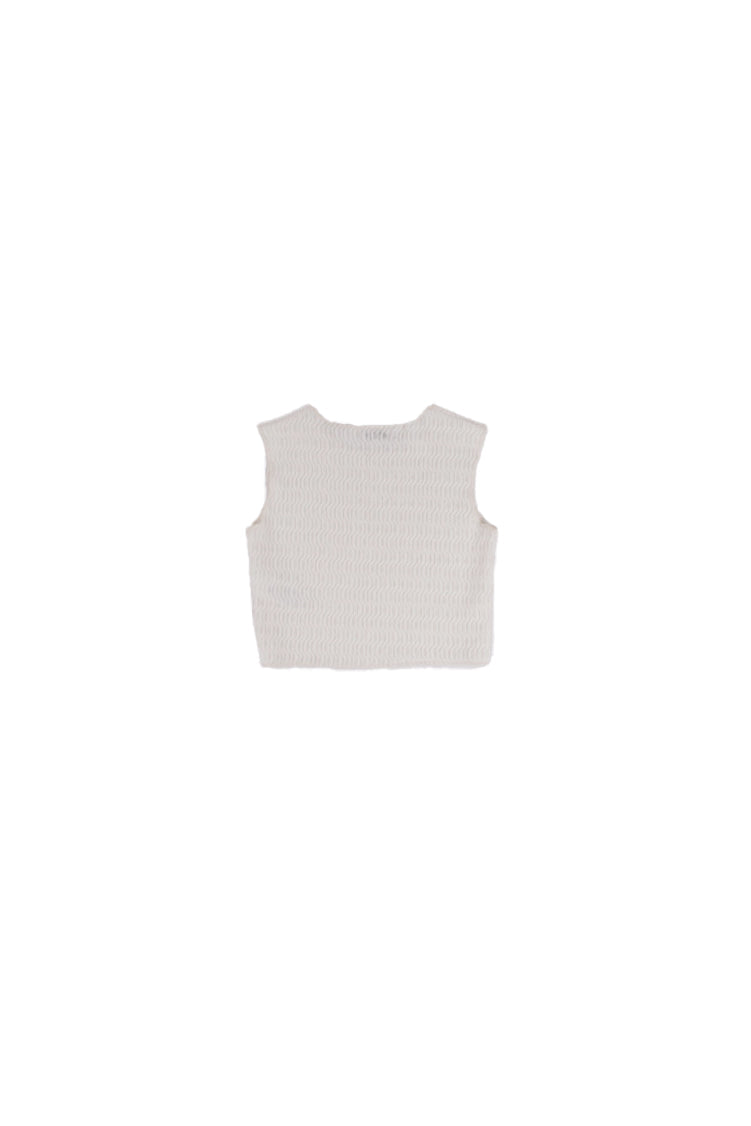 MANILA GRACE Bambina Canotta 205YMJS25 RE013 Canotta Latte