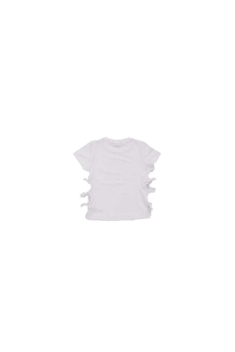 MANILA GRACE Bambina T-shirt 306TMBS25 RE011 T-shirt Bianco