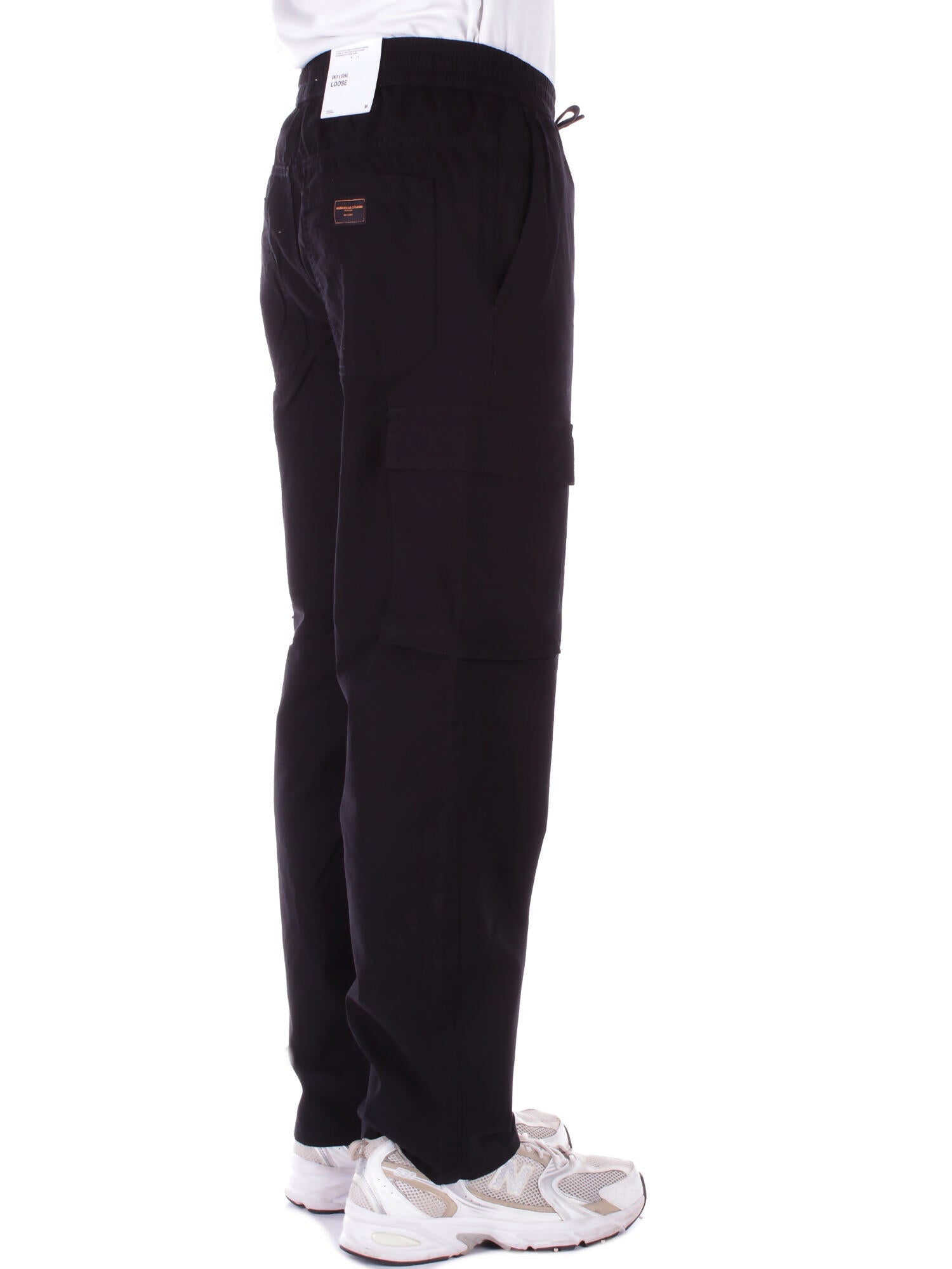 ONLY & SONS Uomo Pantalone 22031866 BLACK Onssinus loose cargo ripstop Black