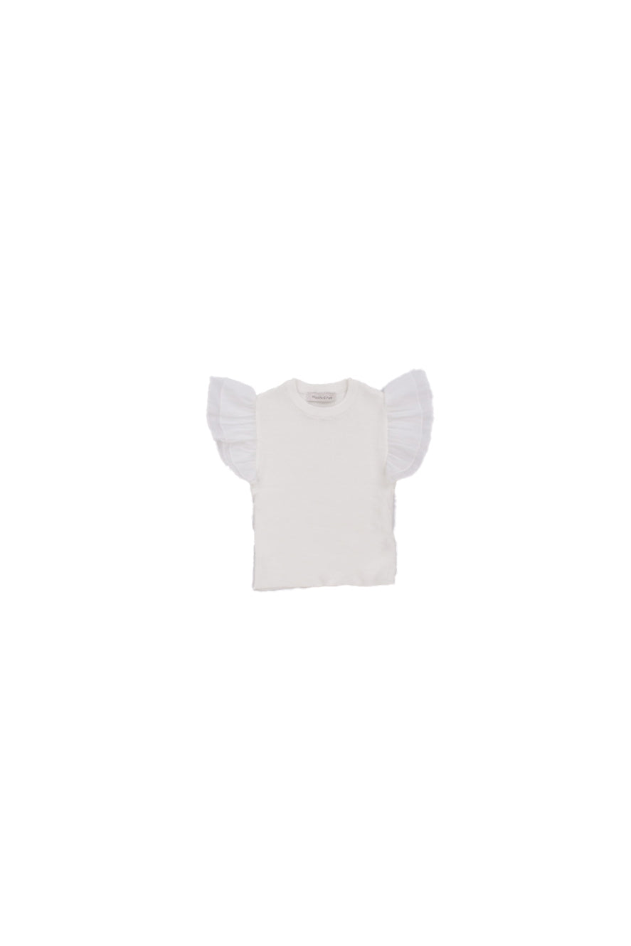 MANILA GRACE Bambina T-shirt 158TMJS25 RE013 T-shirt Latte
