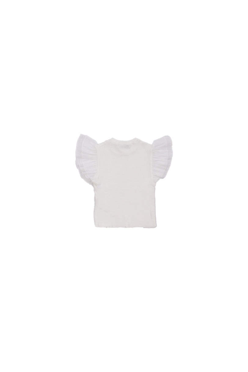 MANILA GRACE Bambina T-shirt 158TMJS25 RE013 T-shirt Latte