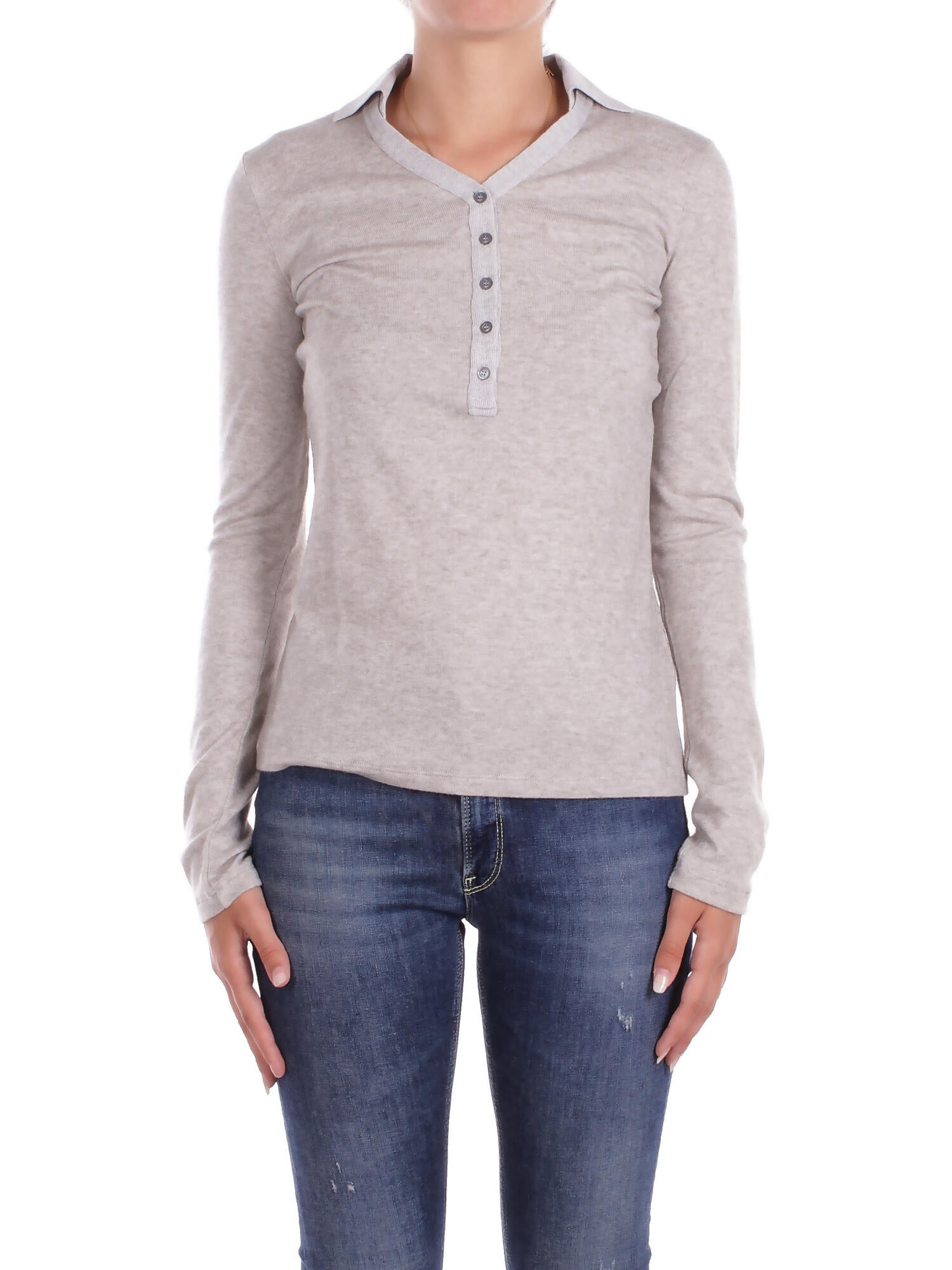 DONDUP Donna Polo DS055 JS0308XXX 903 Serafino Grigio