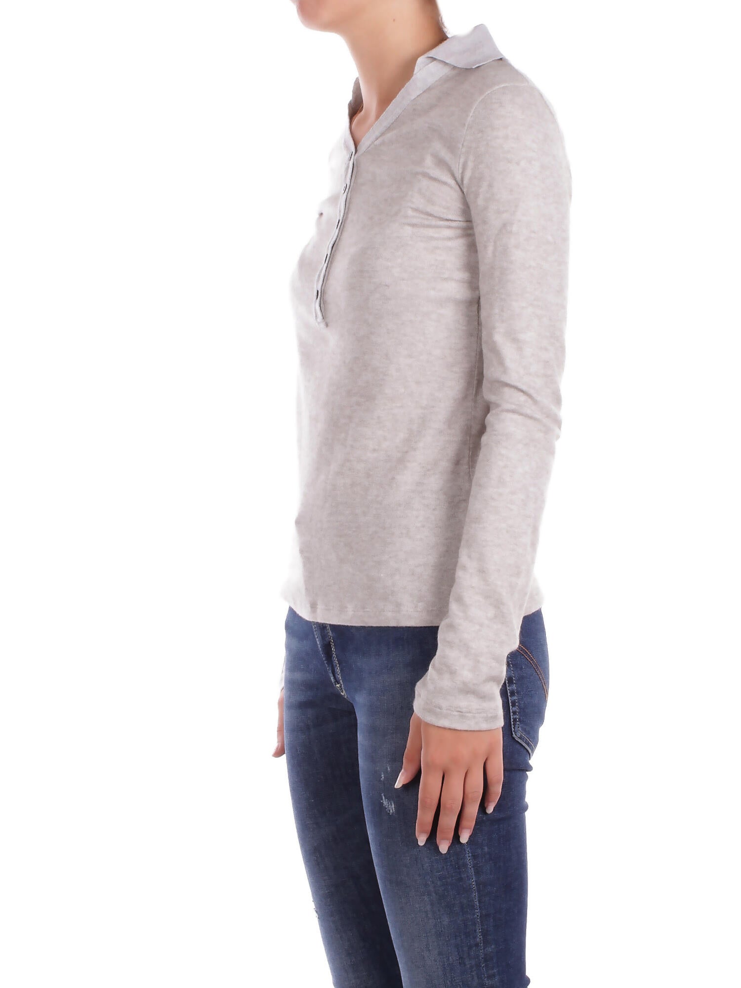 DONDUP Donna Polo DS055 JS0308XXX 903 Serafino Grigio