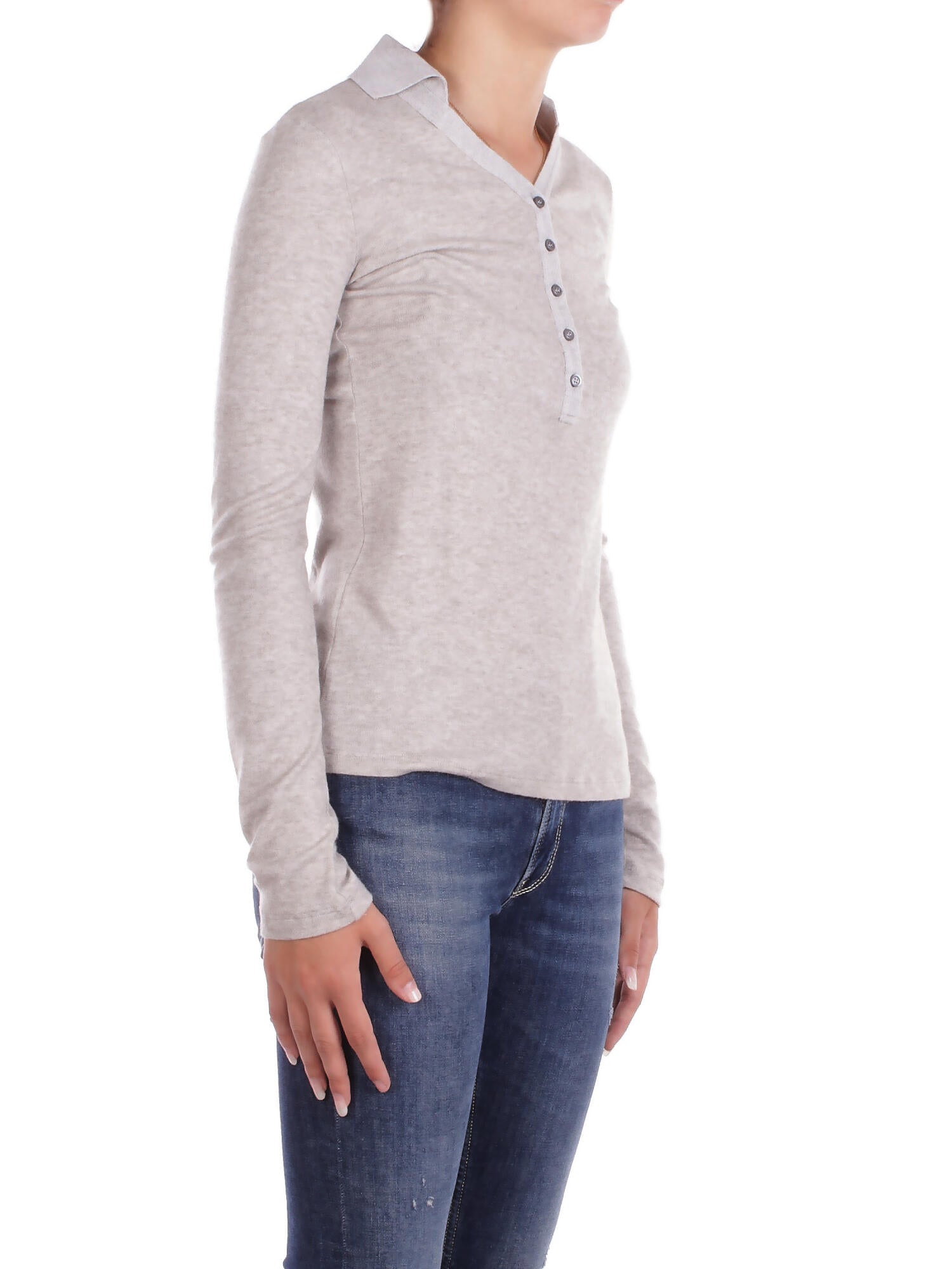 DONDUP Donna Polo DS055 JS0308XXX 903 Serafino Grigio