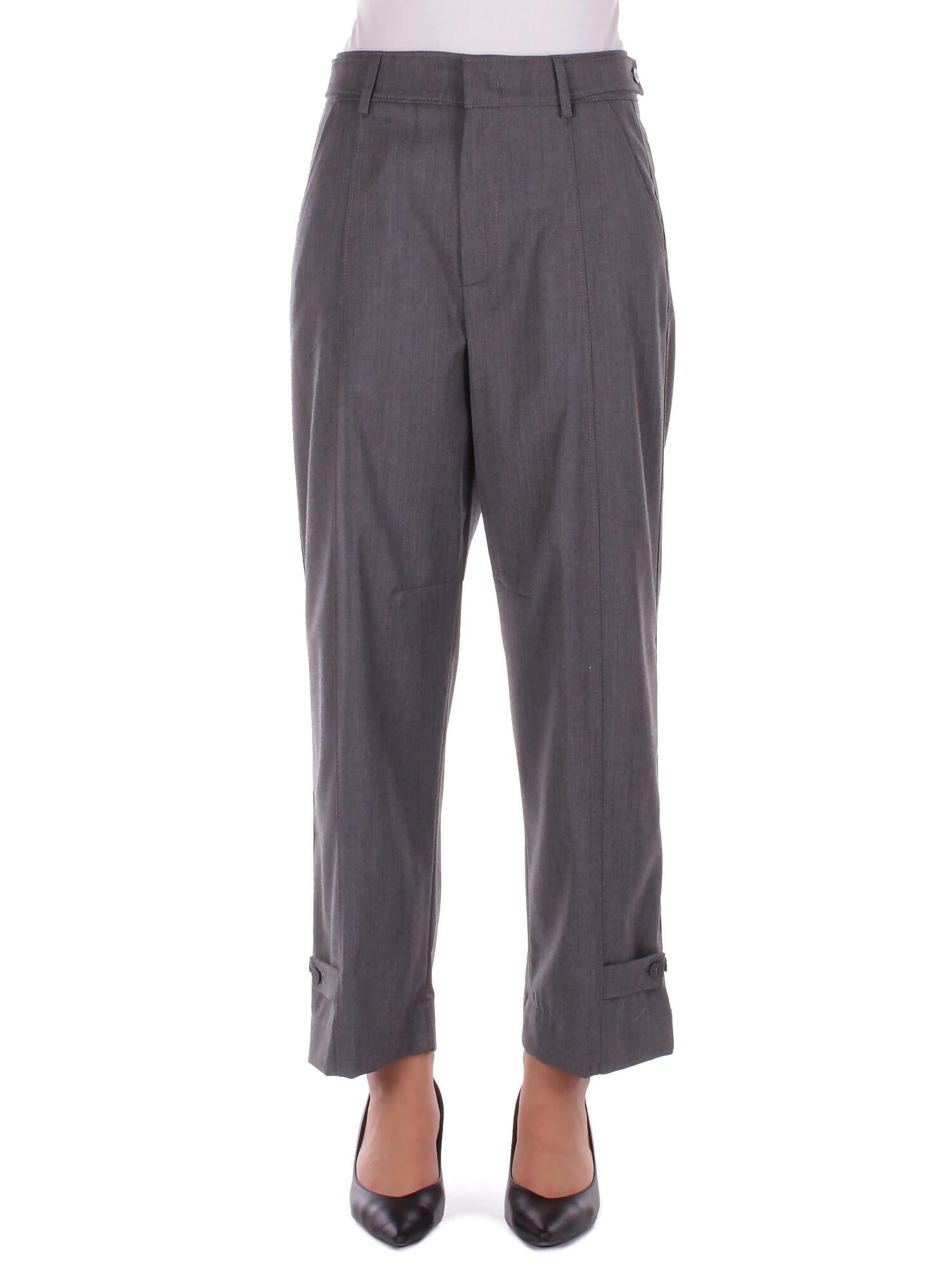 DONDUP Donna Pantalone DP823 OS0120002O 920 Pantalone fannie Grigio