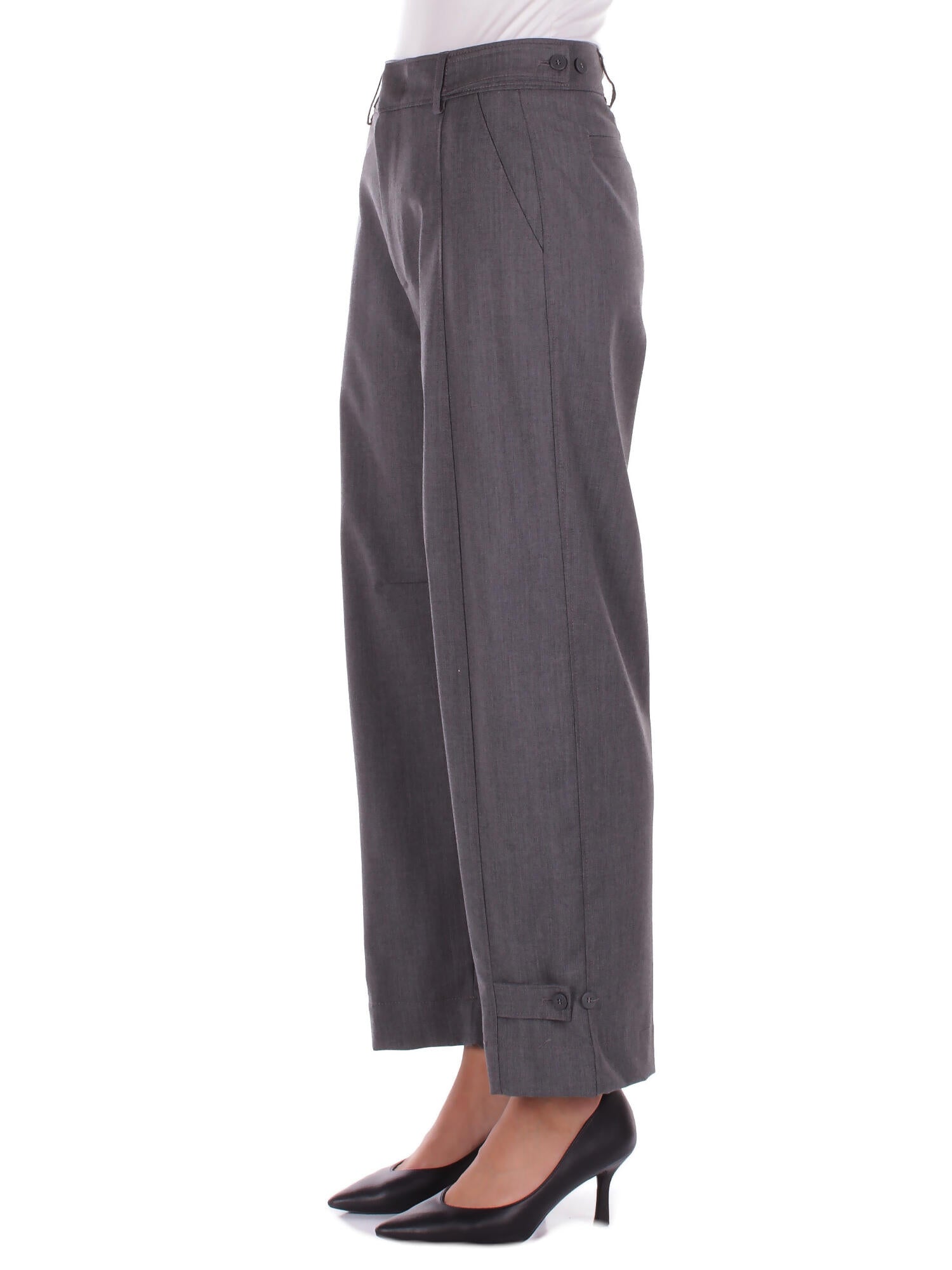 DONDUP Donna Pantalone DP823 OS0120002O 920 Pantalone fannie Grigio
