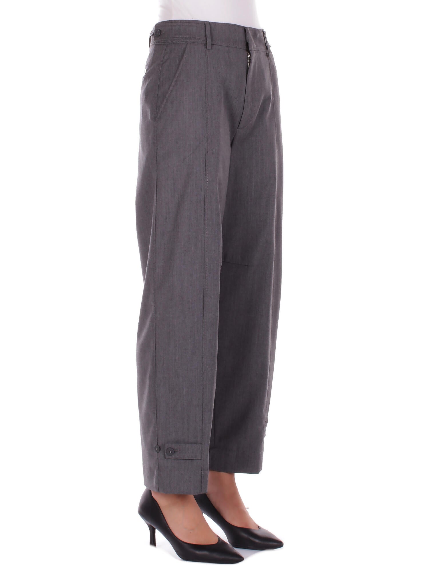 DONDUP Donna Pantalone DP823 OS0120002O 920 Pantalone fannie Grigio