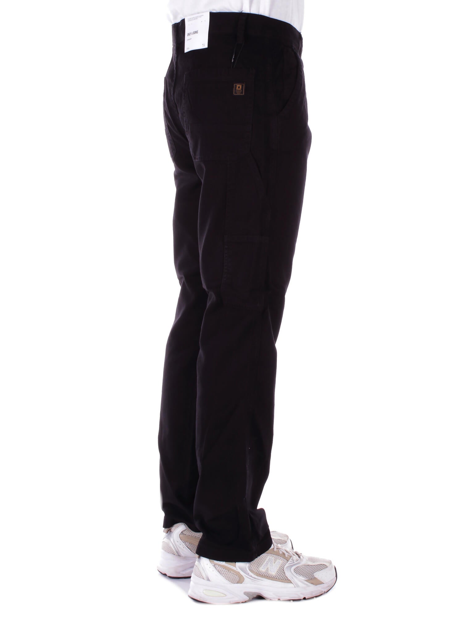 ONLY & SONS Uomo Pantalone 22029796 BOTTOMS AVG BLACK Onsedge carpenter straight Black