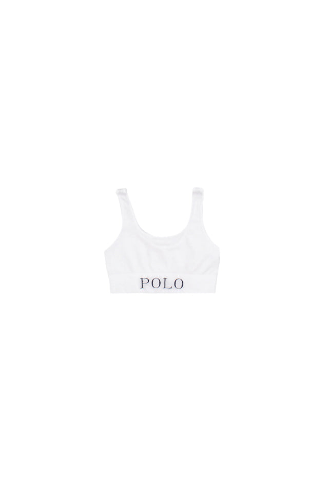RALPH LAUREN Donna Top 4P0299 192 Scoop tank White
