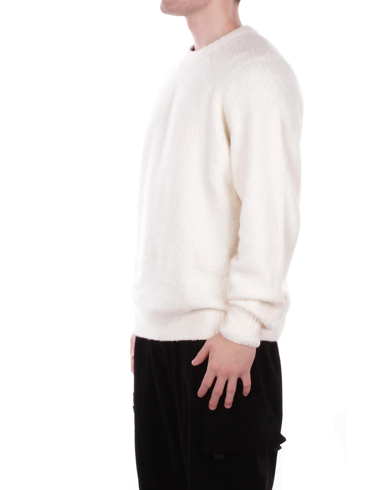 ONLY & SONS Uomo Maglia 22035118 GARDENIA Onsdale life rlx ls raglan kni Bianco