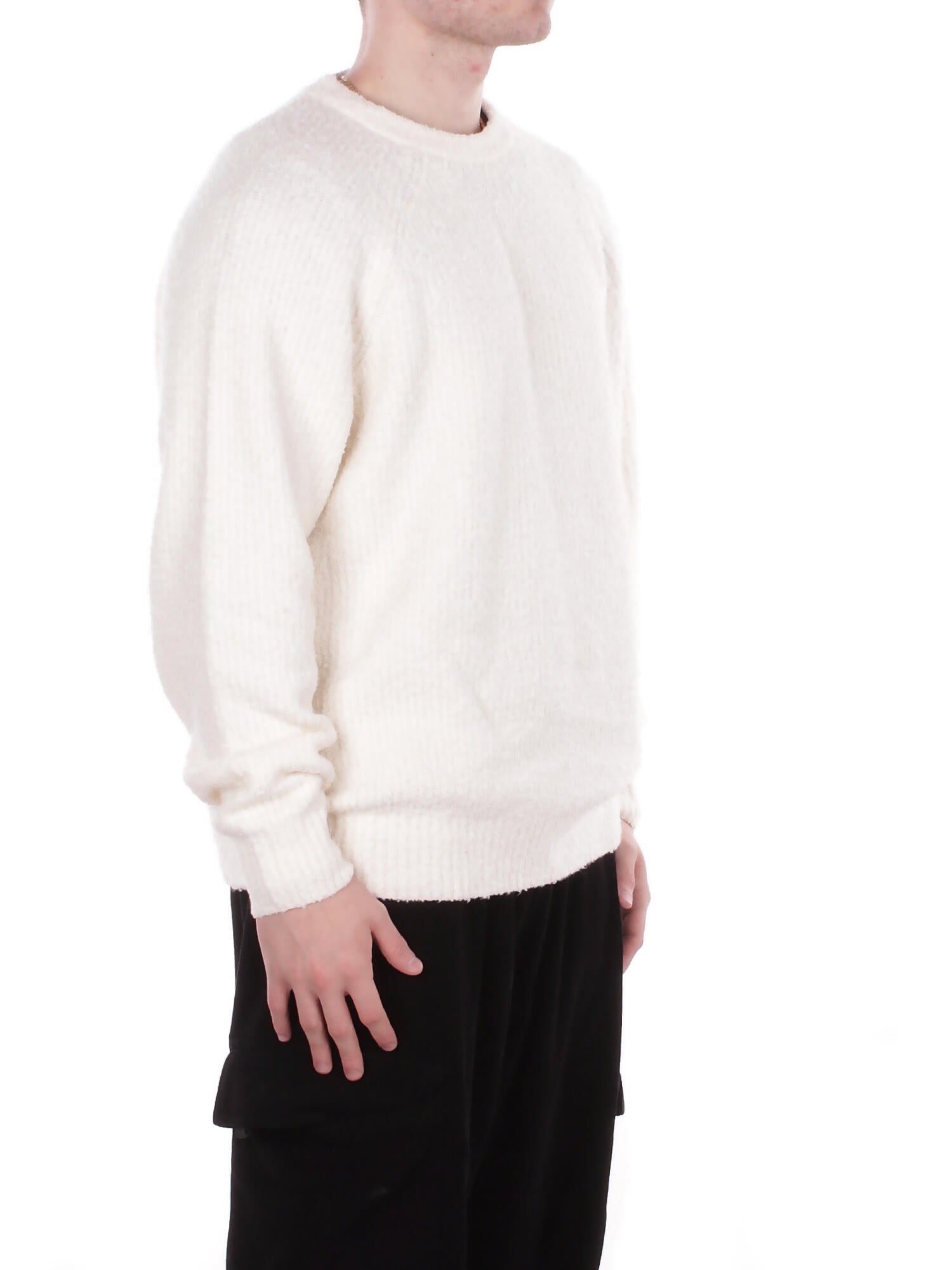ONLY & SONS Uomo Maglia 22035118 GARDENIA Onsdale life rlx ls raglan kni Bianco