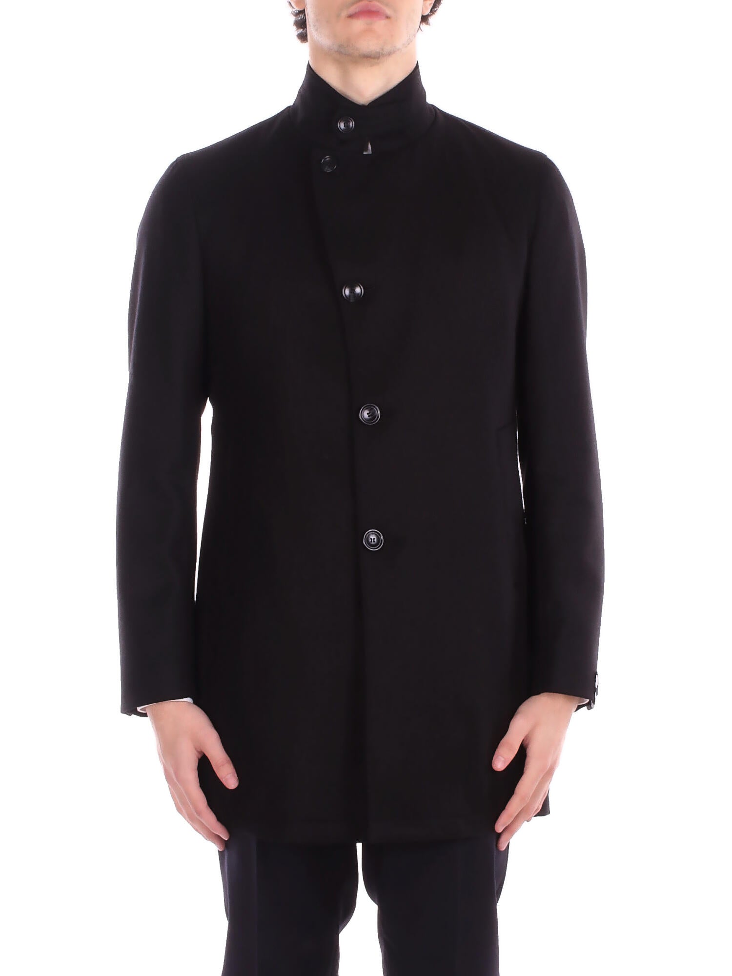 TAGLIATORE Uomo Cappotto GORDON 150037 N1244 Giaccone Nero