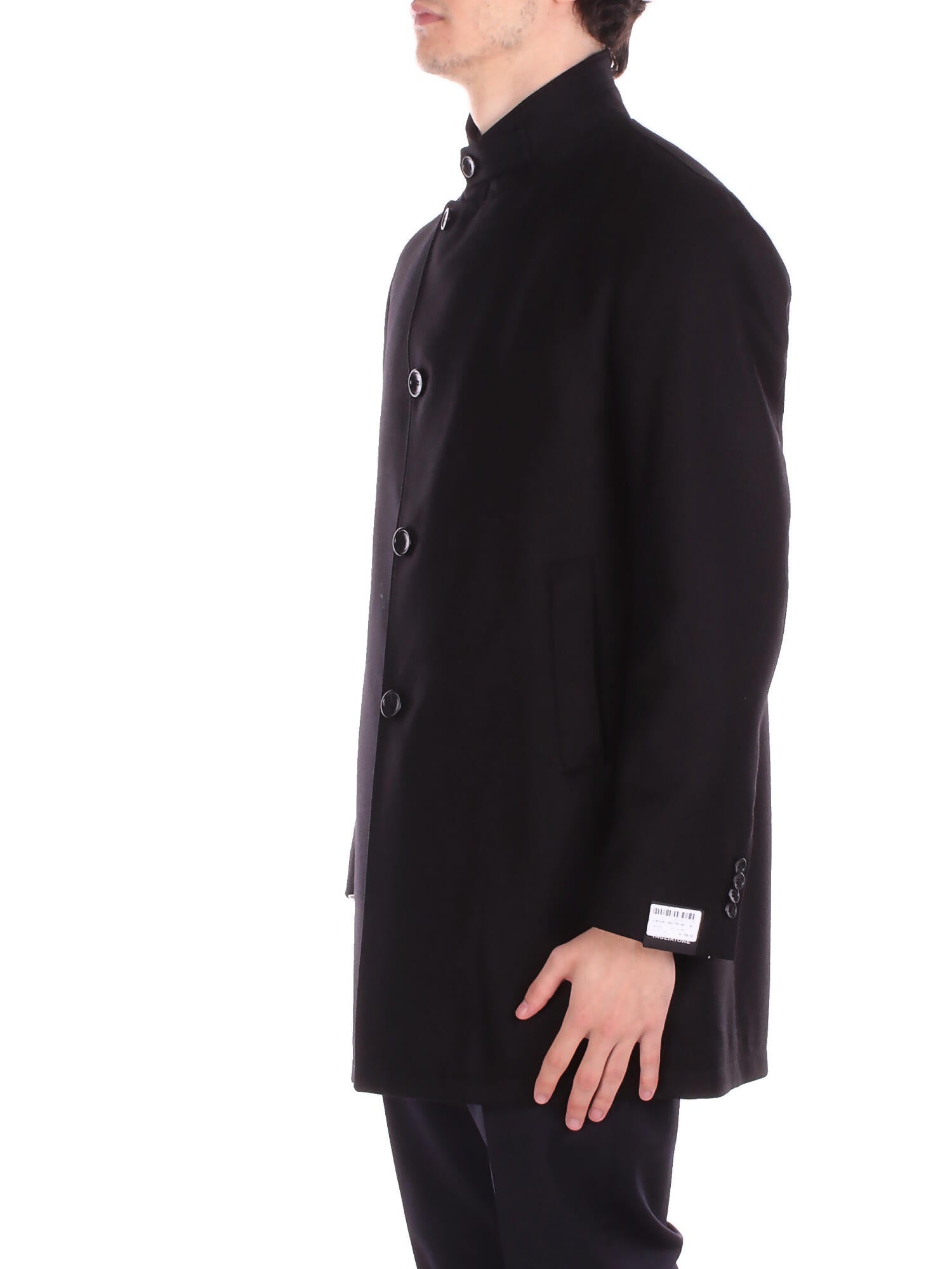 TAGLIATORE Uomo Cappotto GORDON 150037 N1244 Giaccone Nero
