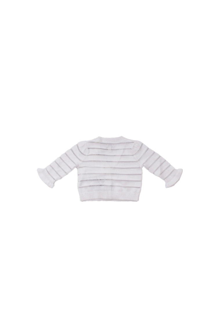 GUESS Bambina Maglia K5RR04 Z3M20 G011 Ls cardigan White