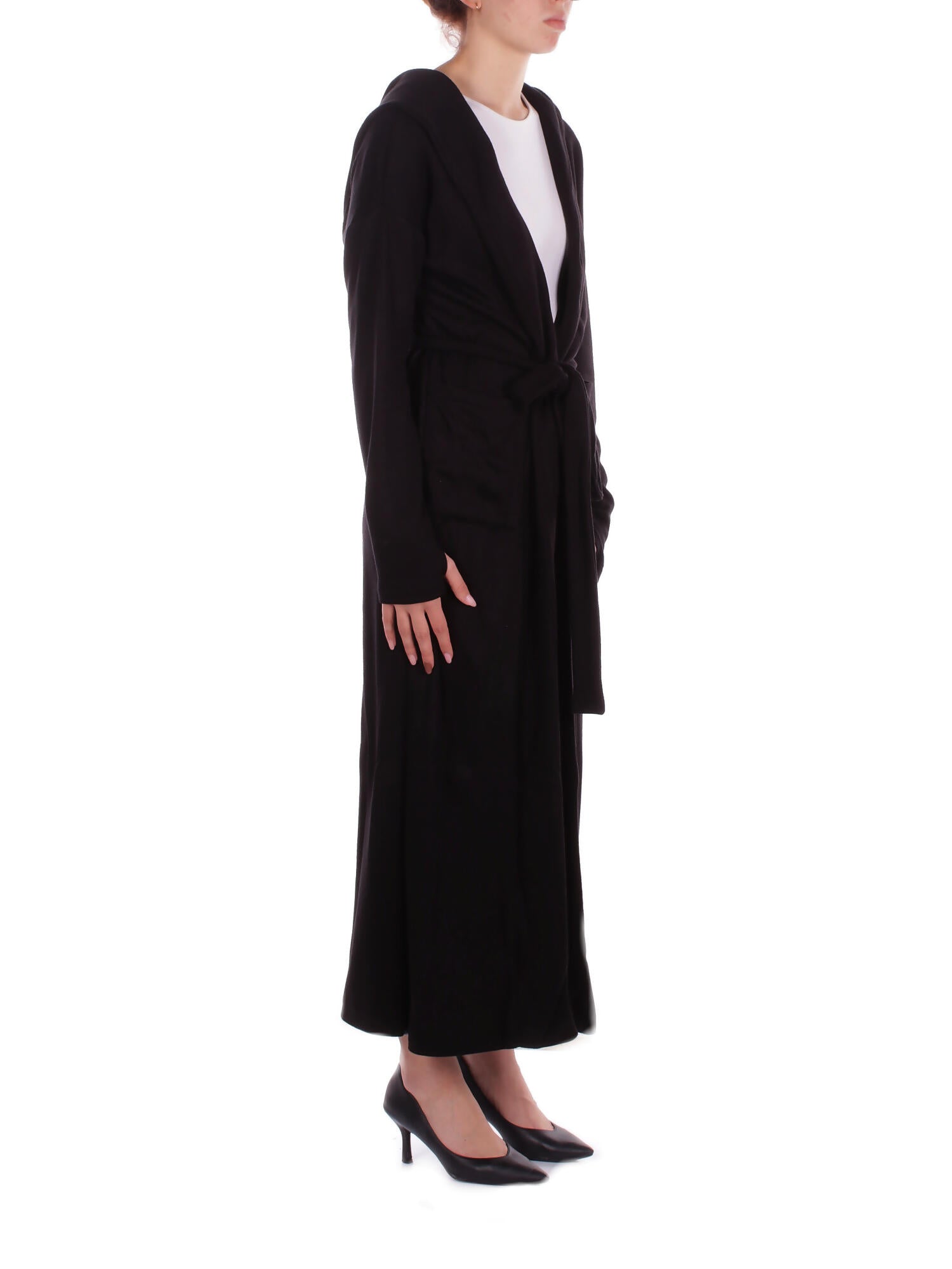 KOSTUMN1Â° Donna Maglia KI2578 NERO Cardigan in cachemire Nero
