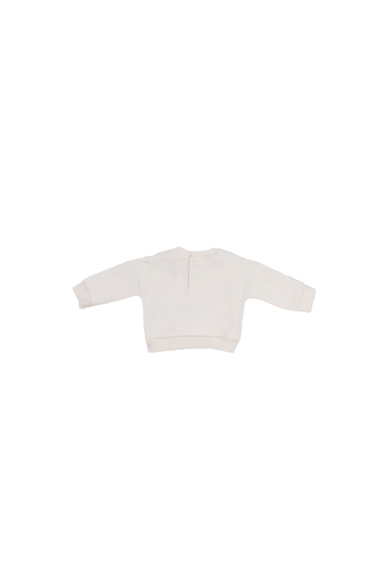 GUESS Bambina Maglia K5YQ09KAV34 G012 Ls active top Cream