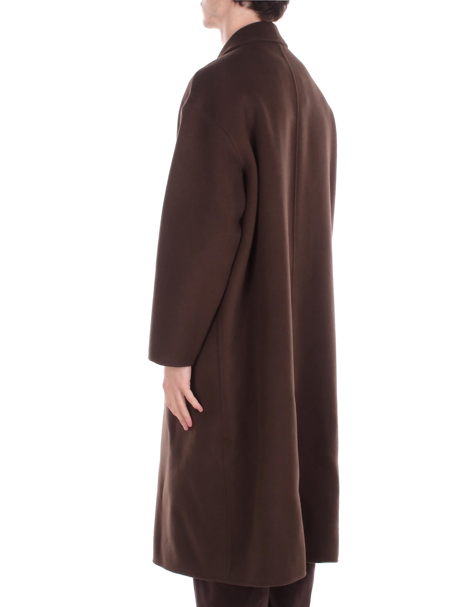 AMARANTO Uomo Cappotto B6F0026 FU69M Cappotto Moro