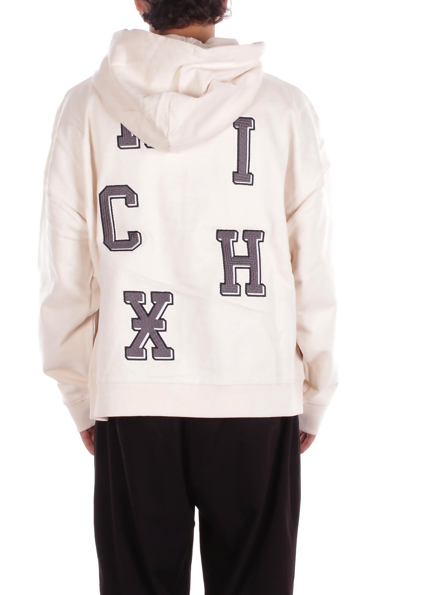 JOHN RICHMOND Uomo Felpa UMA25117FE WHITE Sweatshirt littos White