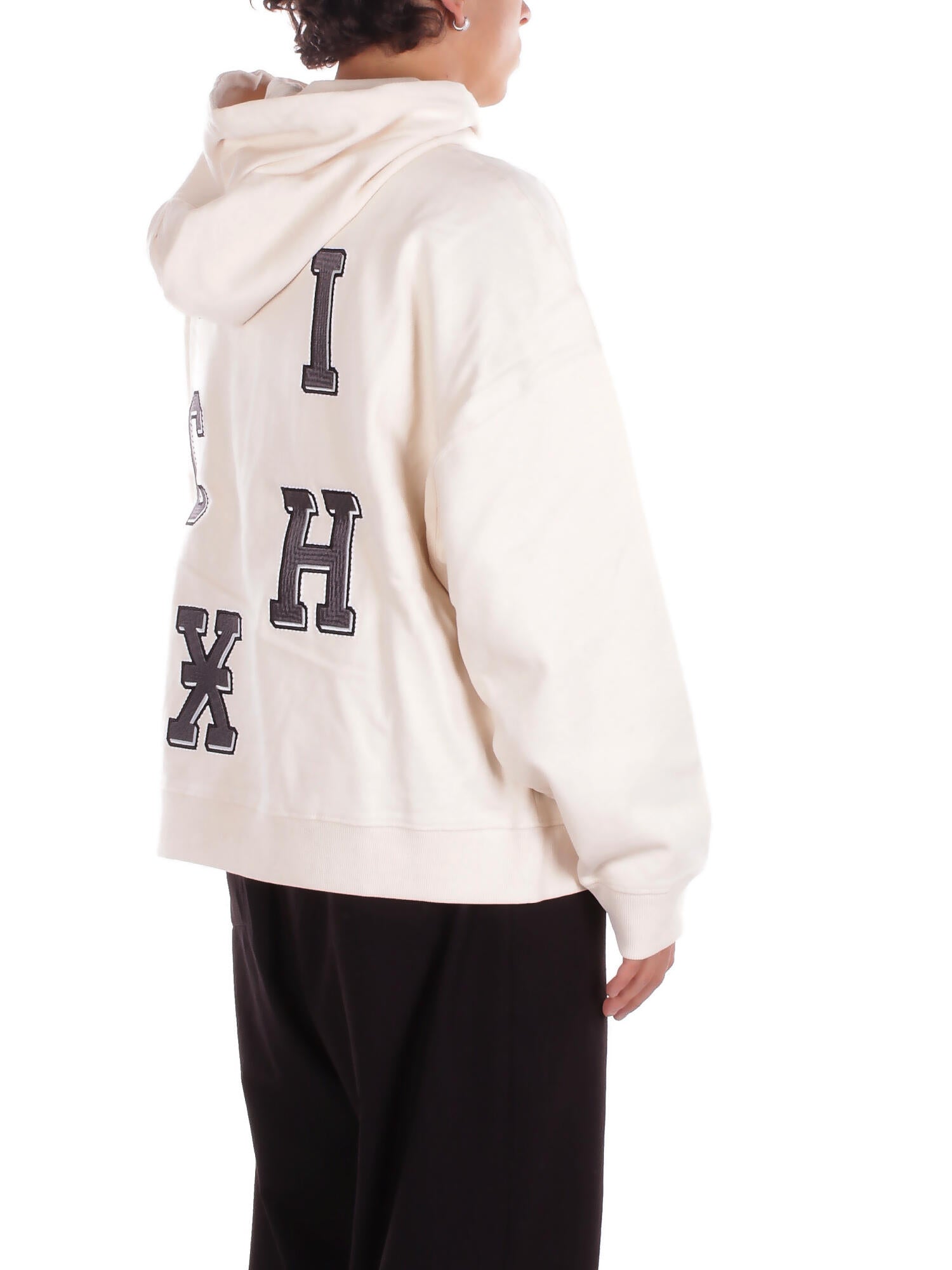 JOHN RICHMOND Uomo Felpa UMA25117FE WHITE Sweatshirt littos White