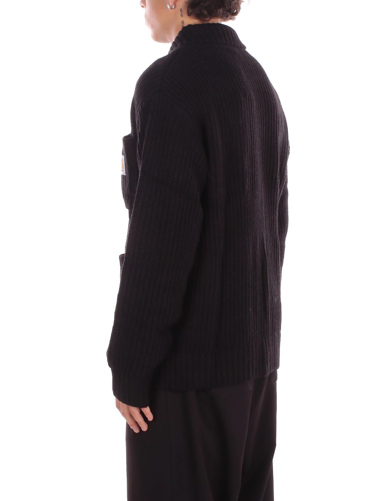CARHARTT WIP Uomo Maglia I035399 89XX Chore knit jacket Black