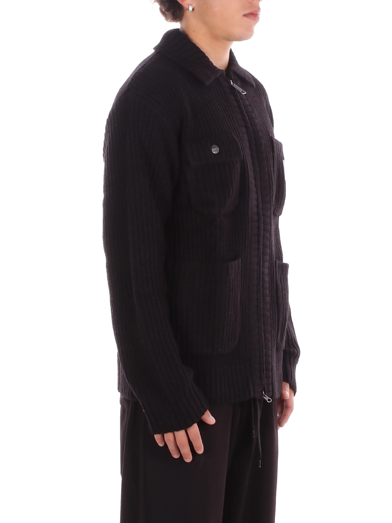 CARHARTT WIP Uomo Maglia I035399 89XX Chore knit jacket Black